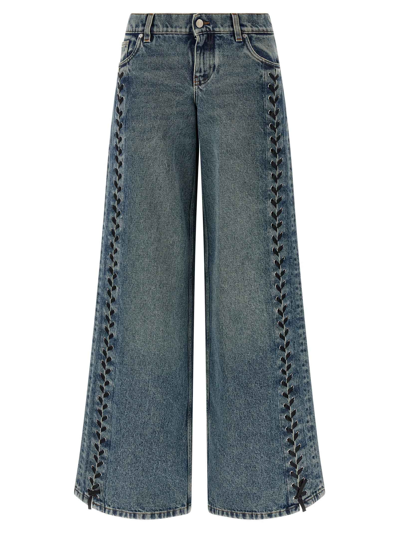 Stella McCartney Blue Cotton Jeans Denim