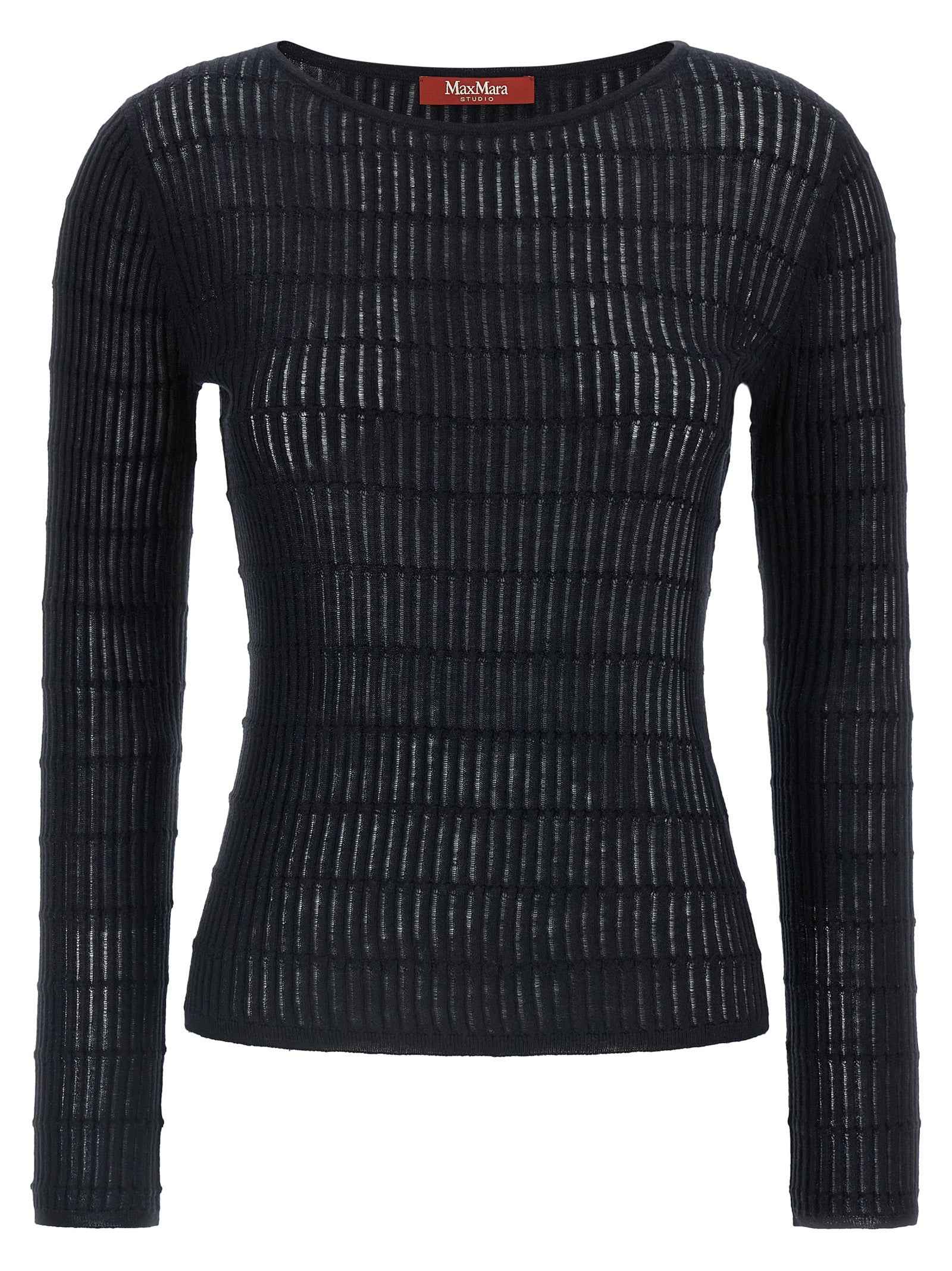 Max Mara Blue Silk Cardigan