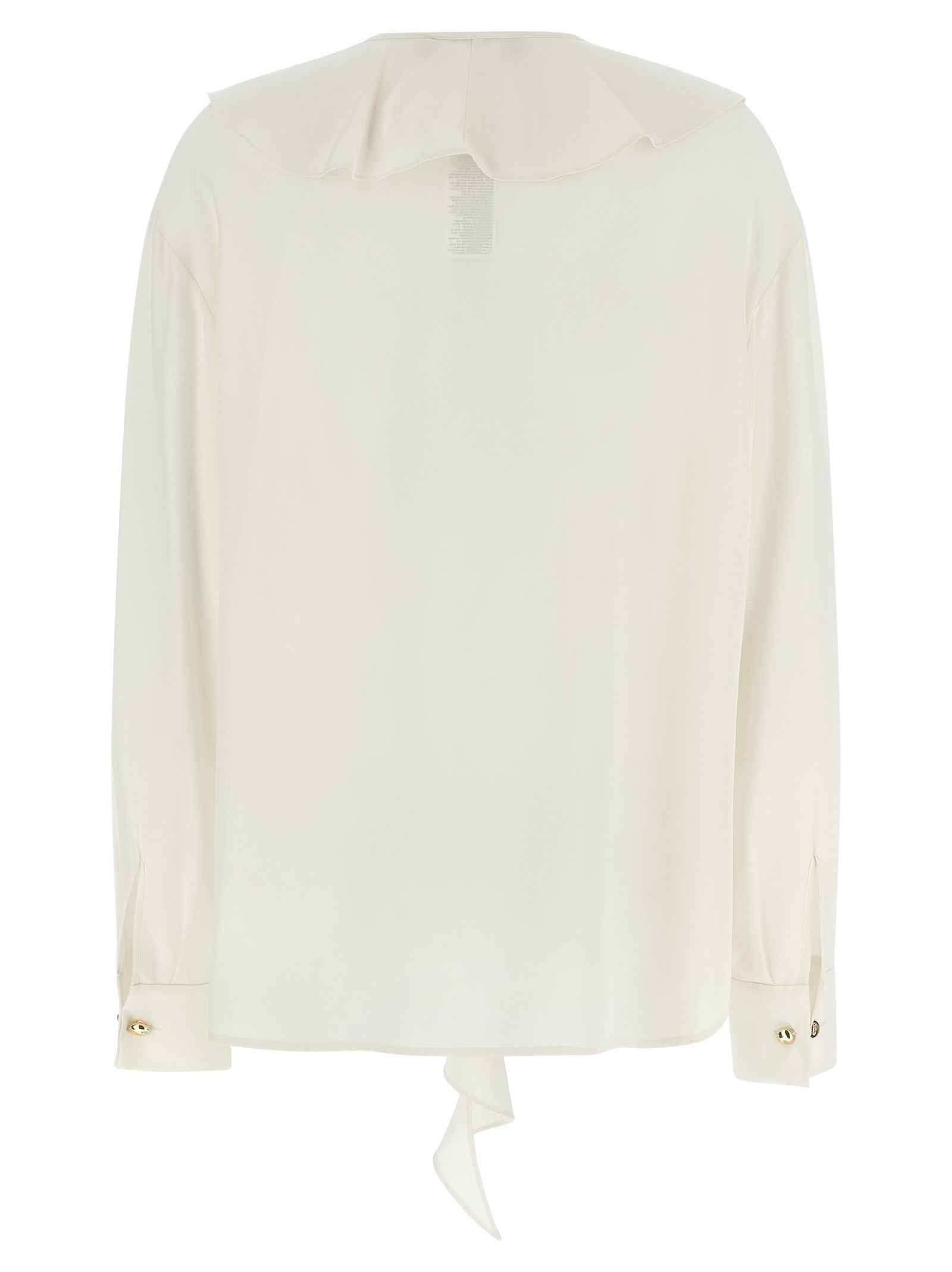 Max Mara White Silk Blouse