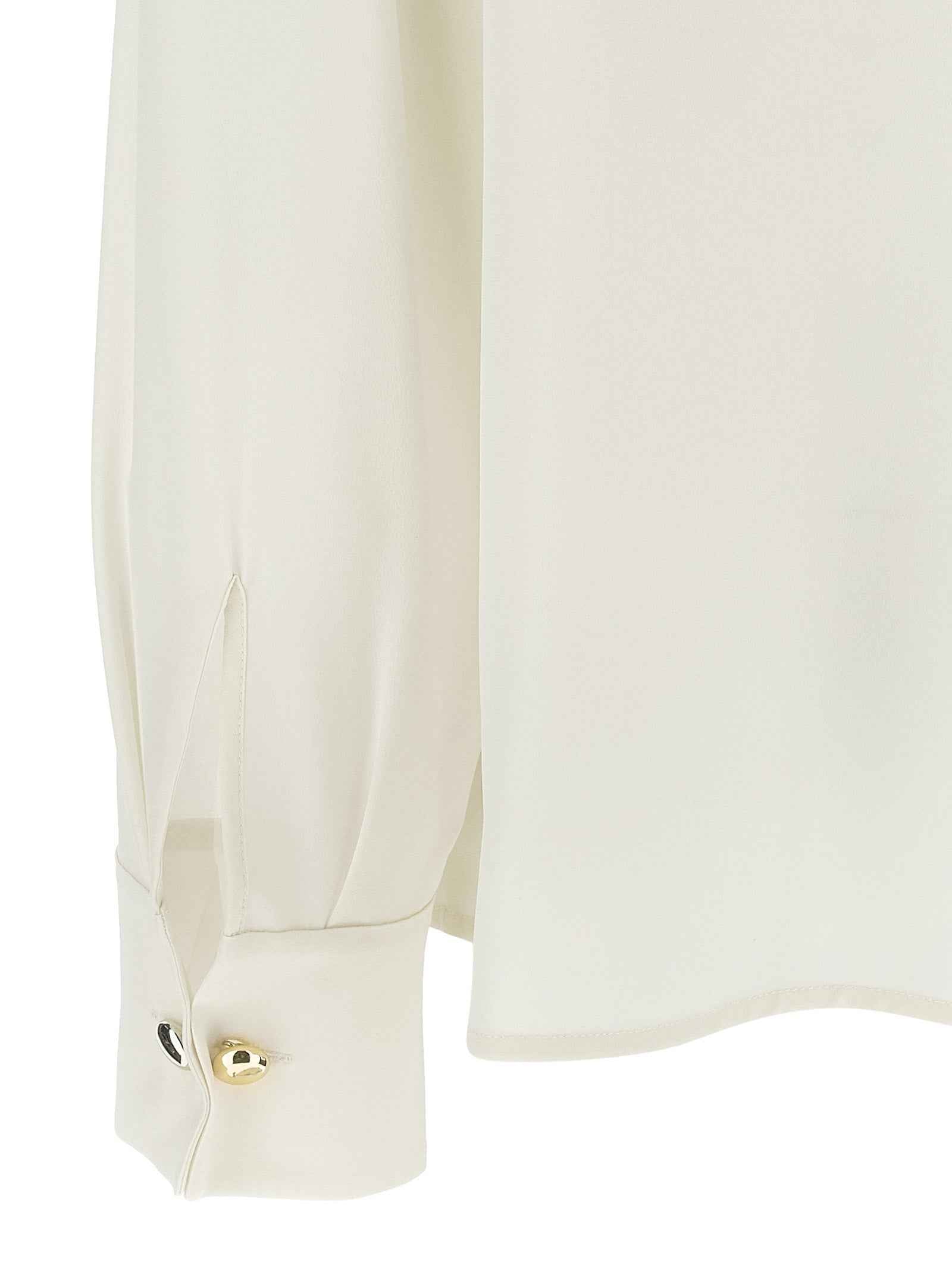 Max Mara White Silk Blouse