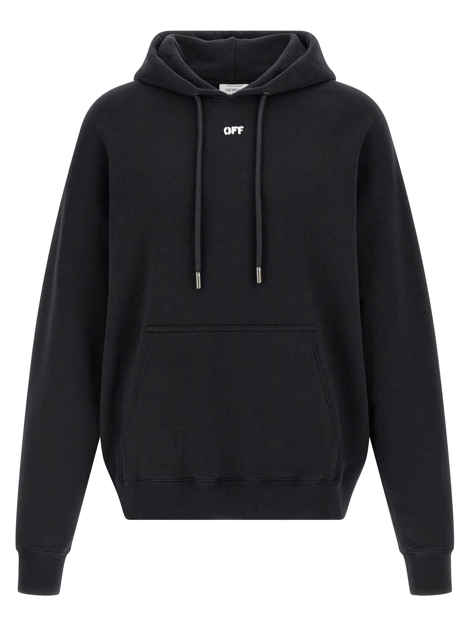 Off-White Black Cotton Sweatshirt