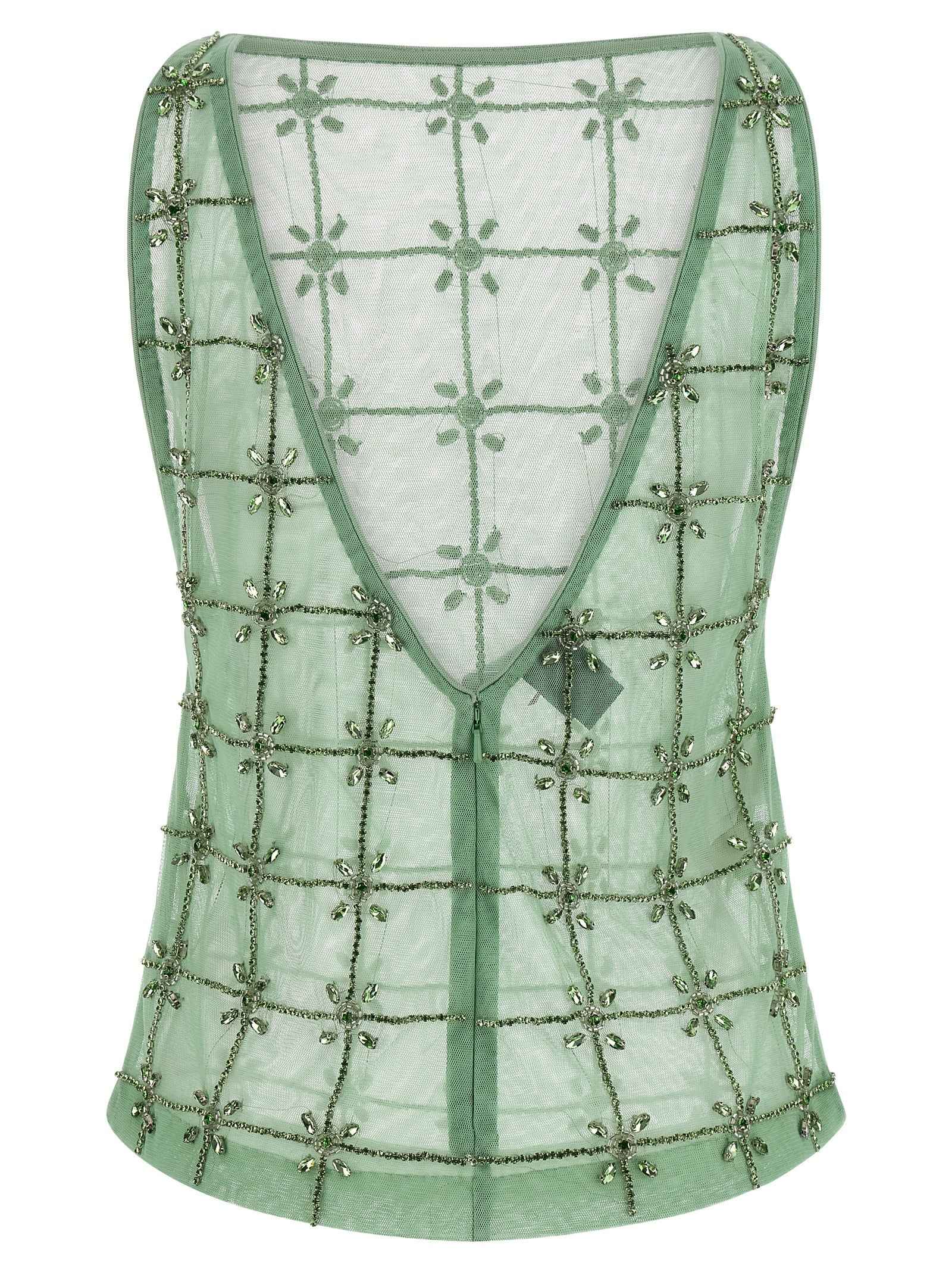 PINKO Bicolor Polyester Tank Tops