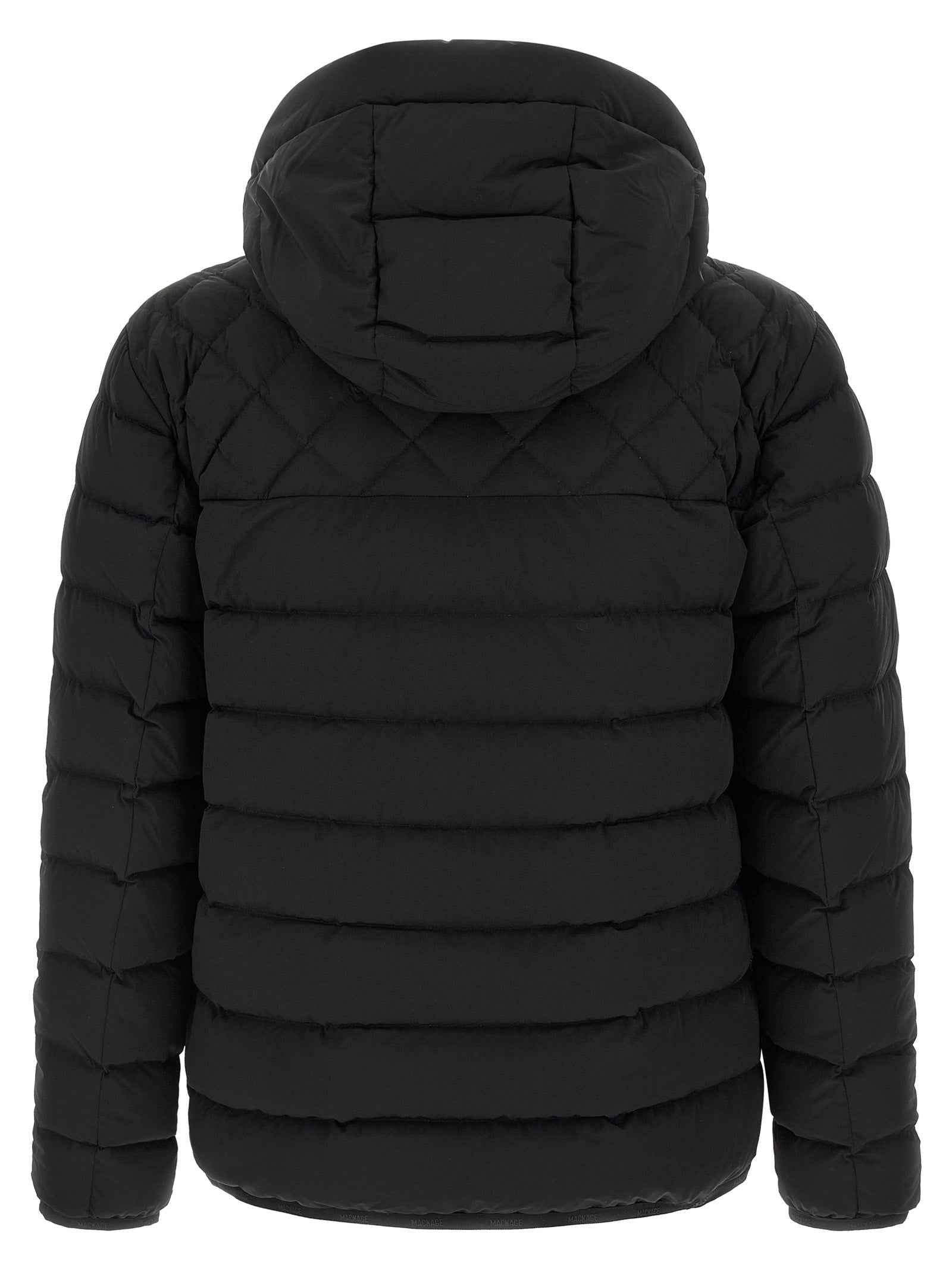 Mackage Black Nylon Full-Length Jacket