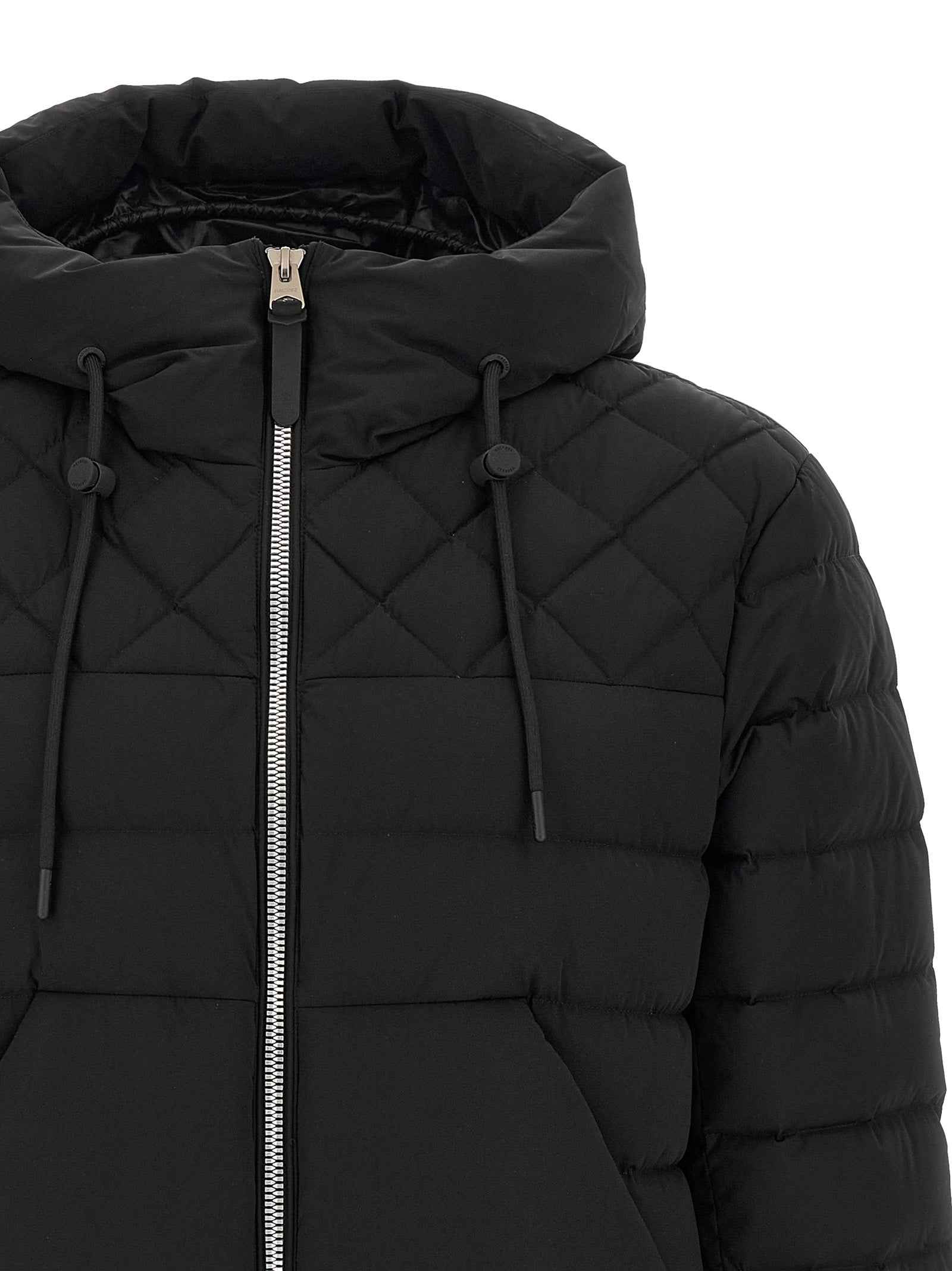 Mackage Black Nylon Full-Length Jacket