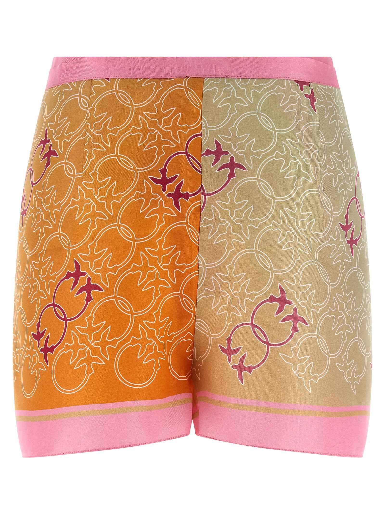 PINKO Multicolor Viscose Shorts
