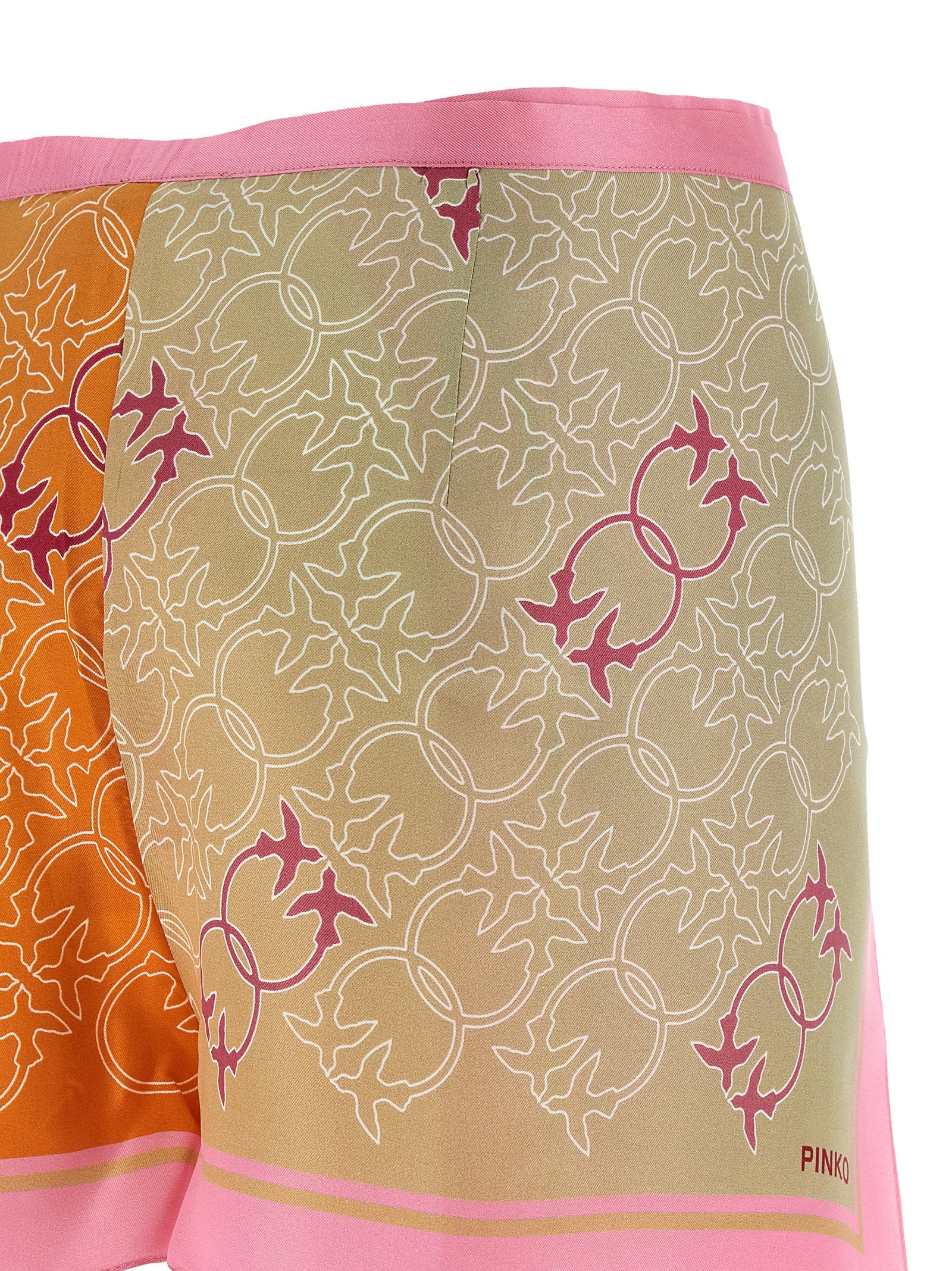 PINKO Multicolor Viscose Shorts