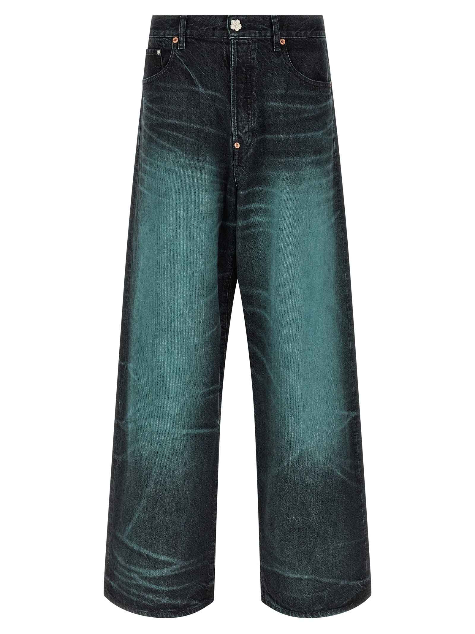 Kenzo Blue Cotton Jeans Denim