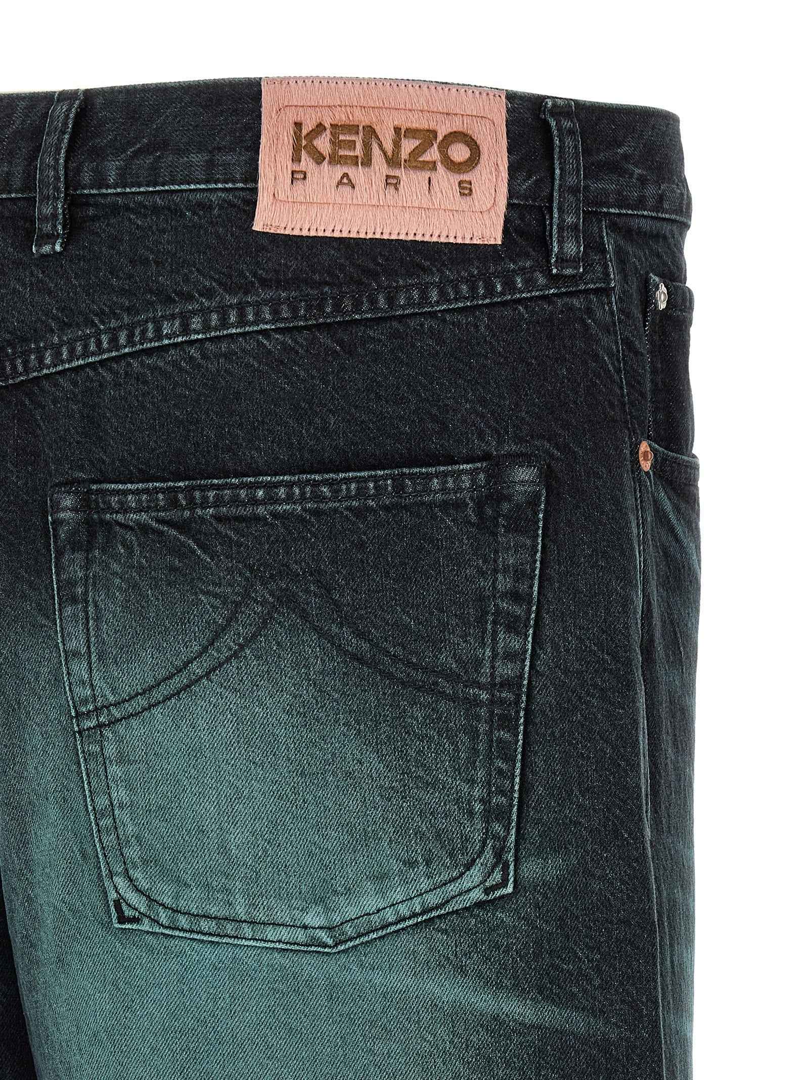 Kenzo Blue Cotton Jeans Denim