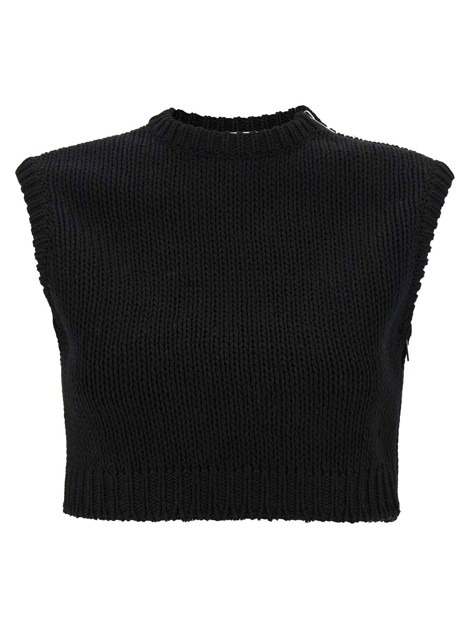Max Mara Black Cotton Cardigan