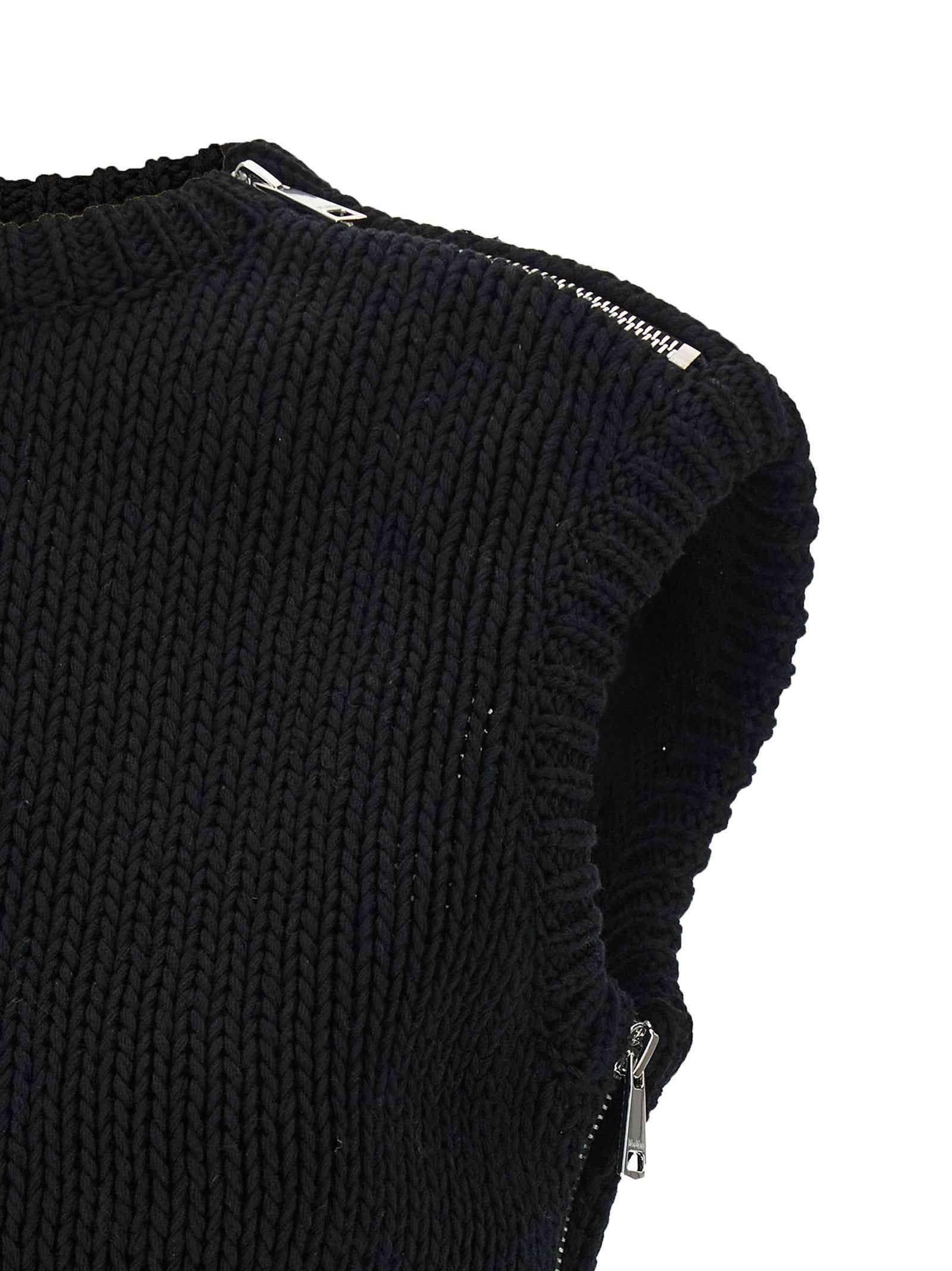 Max Mara Black Cotton Cardigan