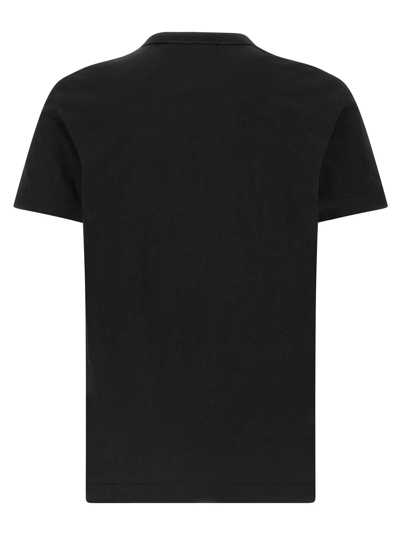 Dolce & Gabbana Black Cotton T-Shirt