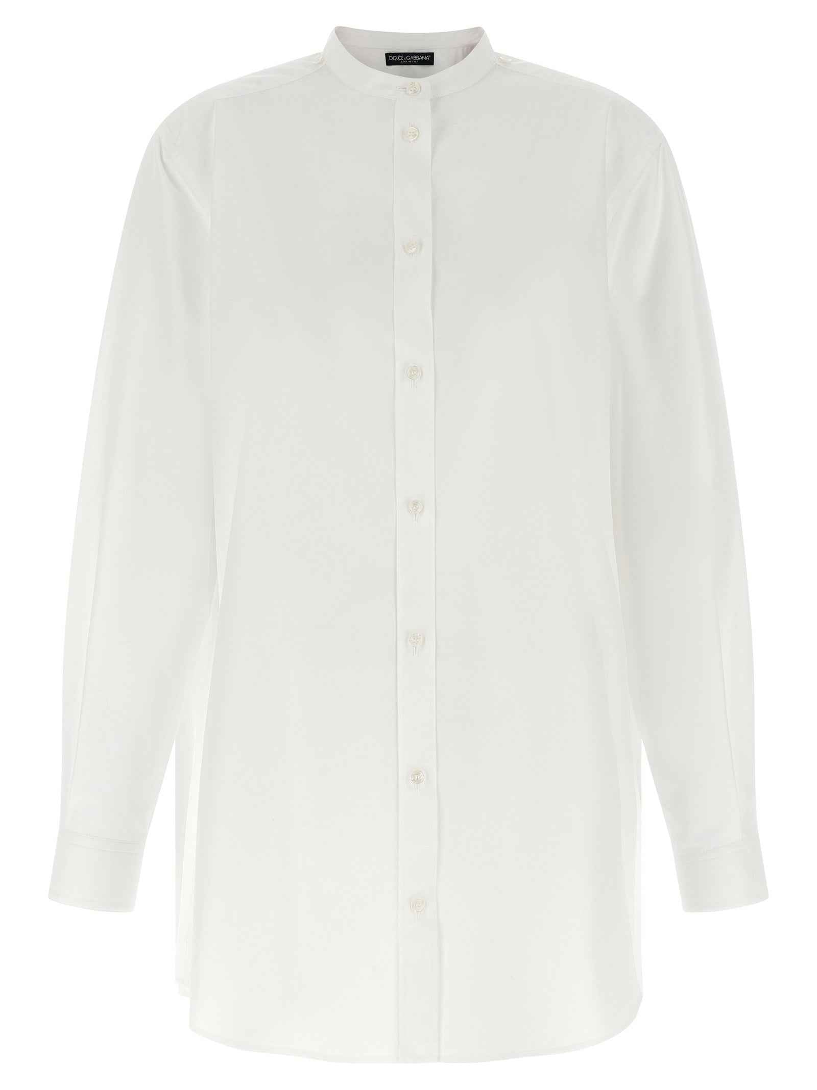 Dolce & Gabbana White Cotton Blouse
