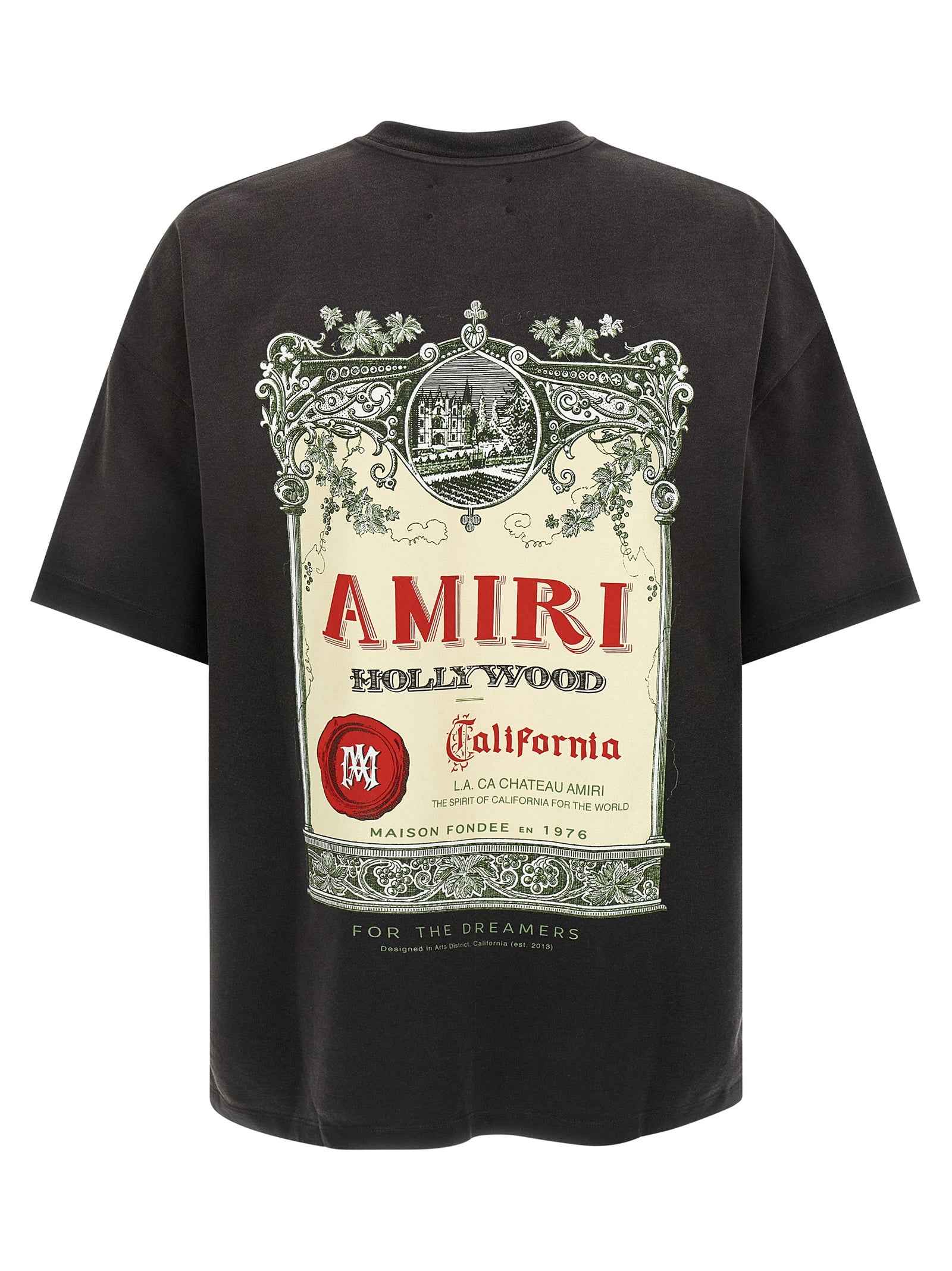 Amiri Black Cotton T-Shirt