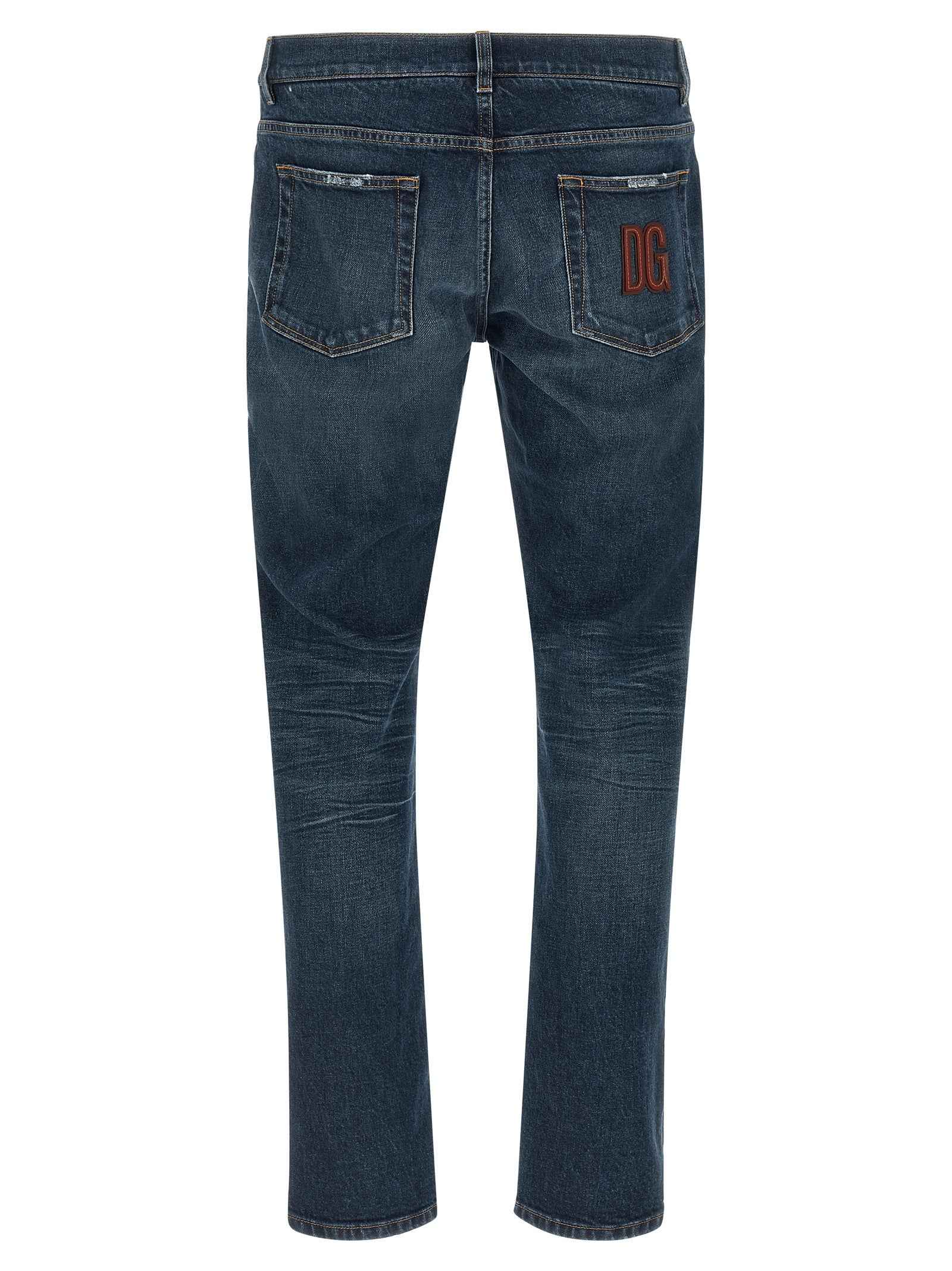 Dolce & Gabbana Blue Cotton Jeans Denim