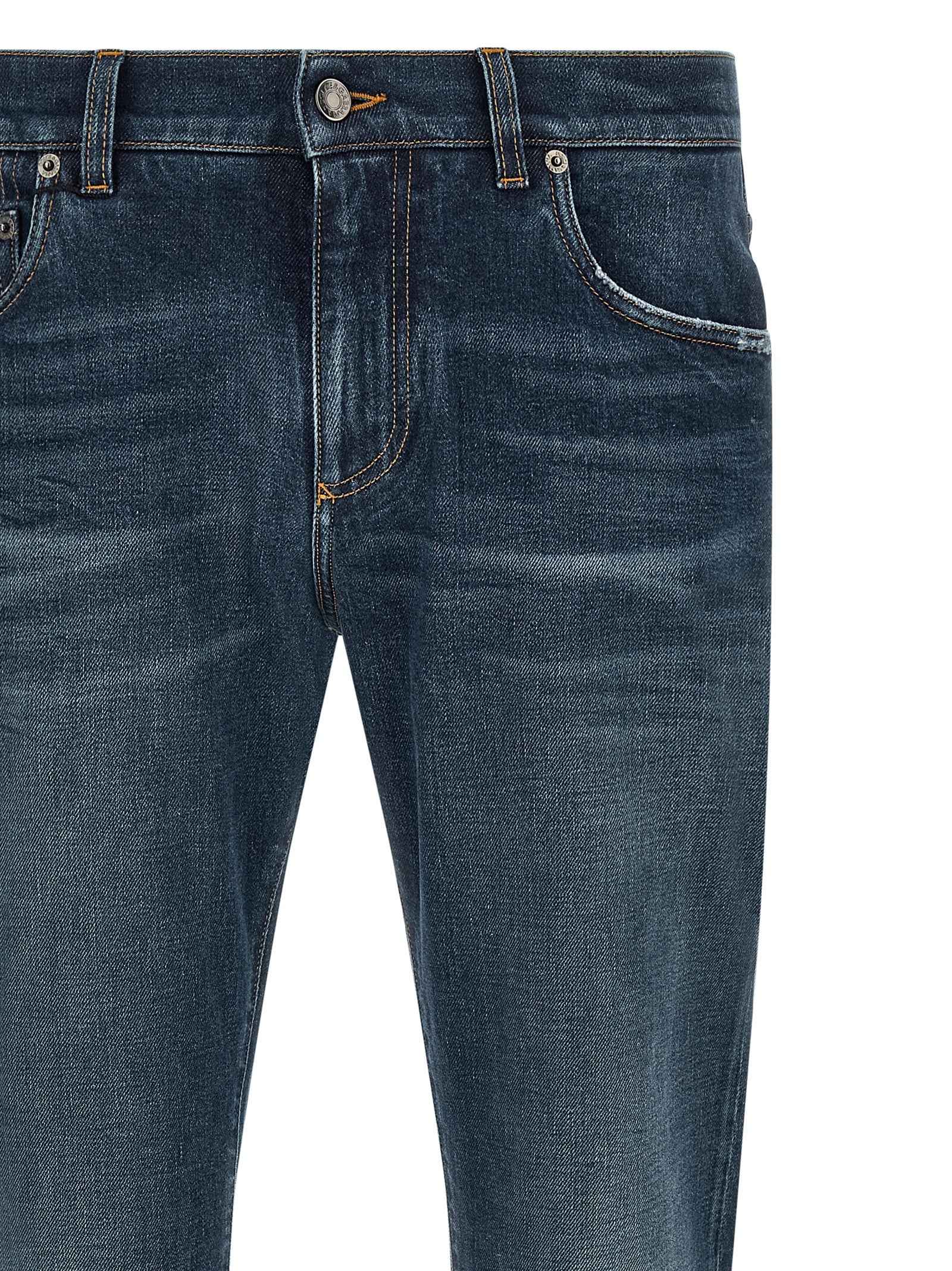 Dolce & Gabbana Blue Cotton Jeans Denim