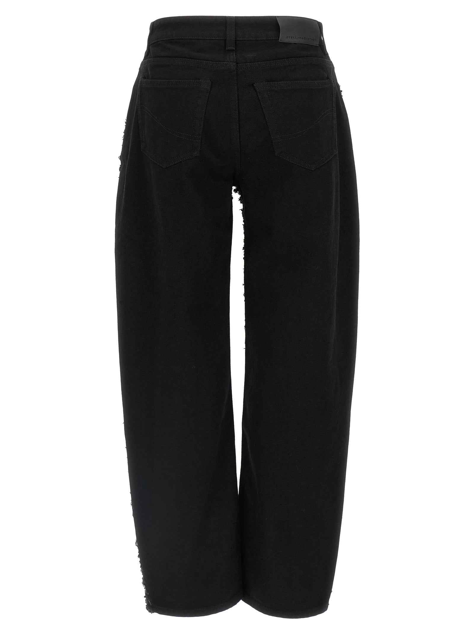 Stella McCartney Black Cotton Jeans Denim