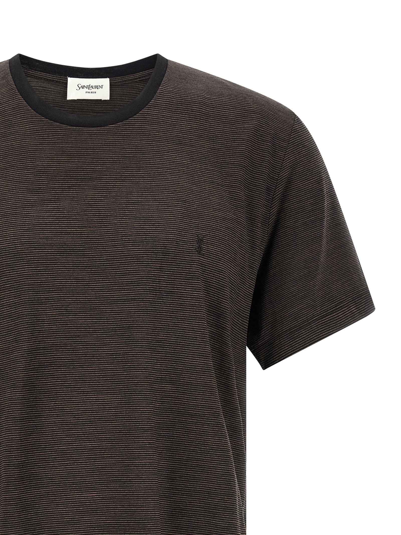 Saint Laurent Brown Wool T-Shirt