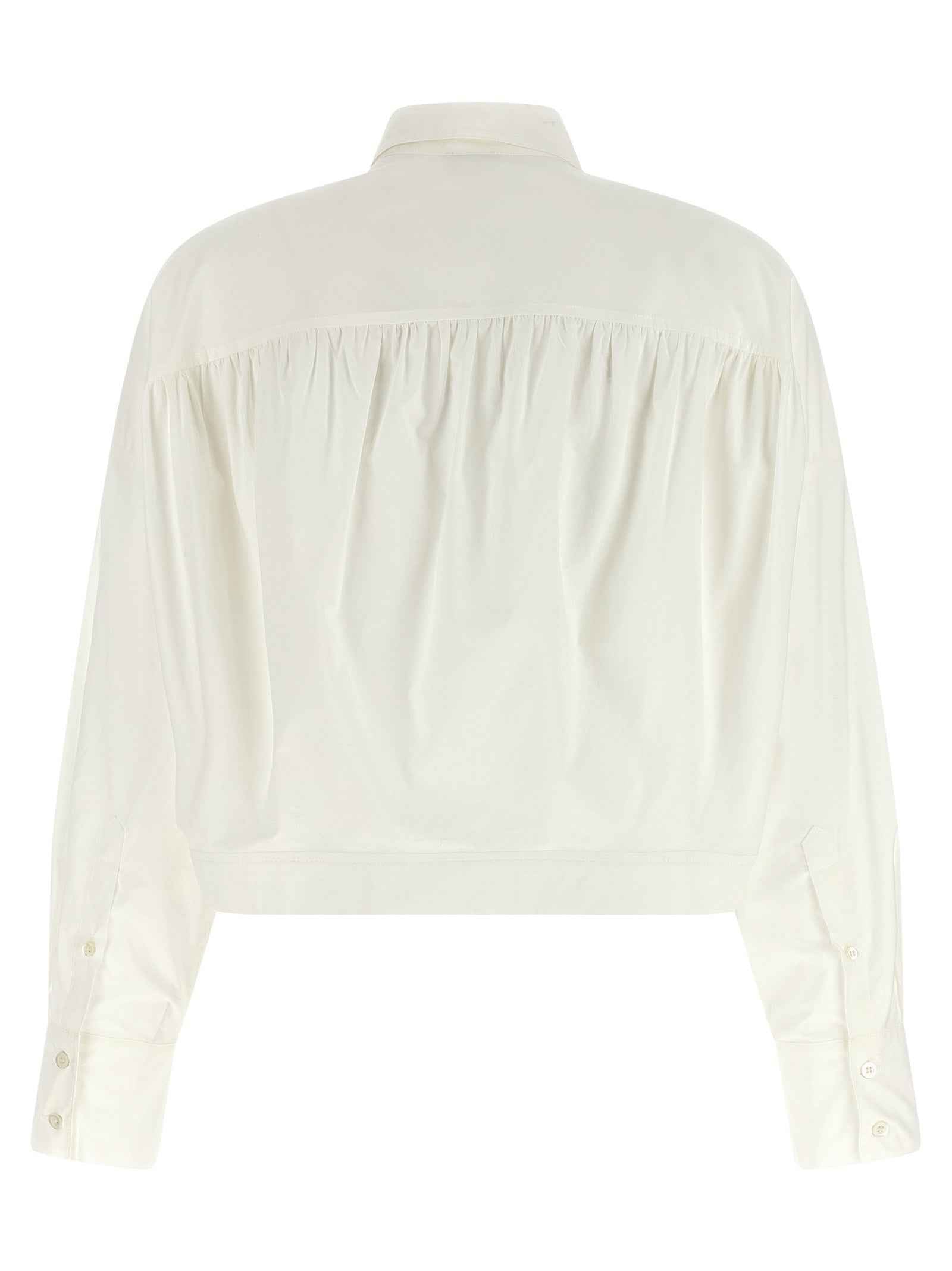 PINKO White Cotton Blouse
