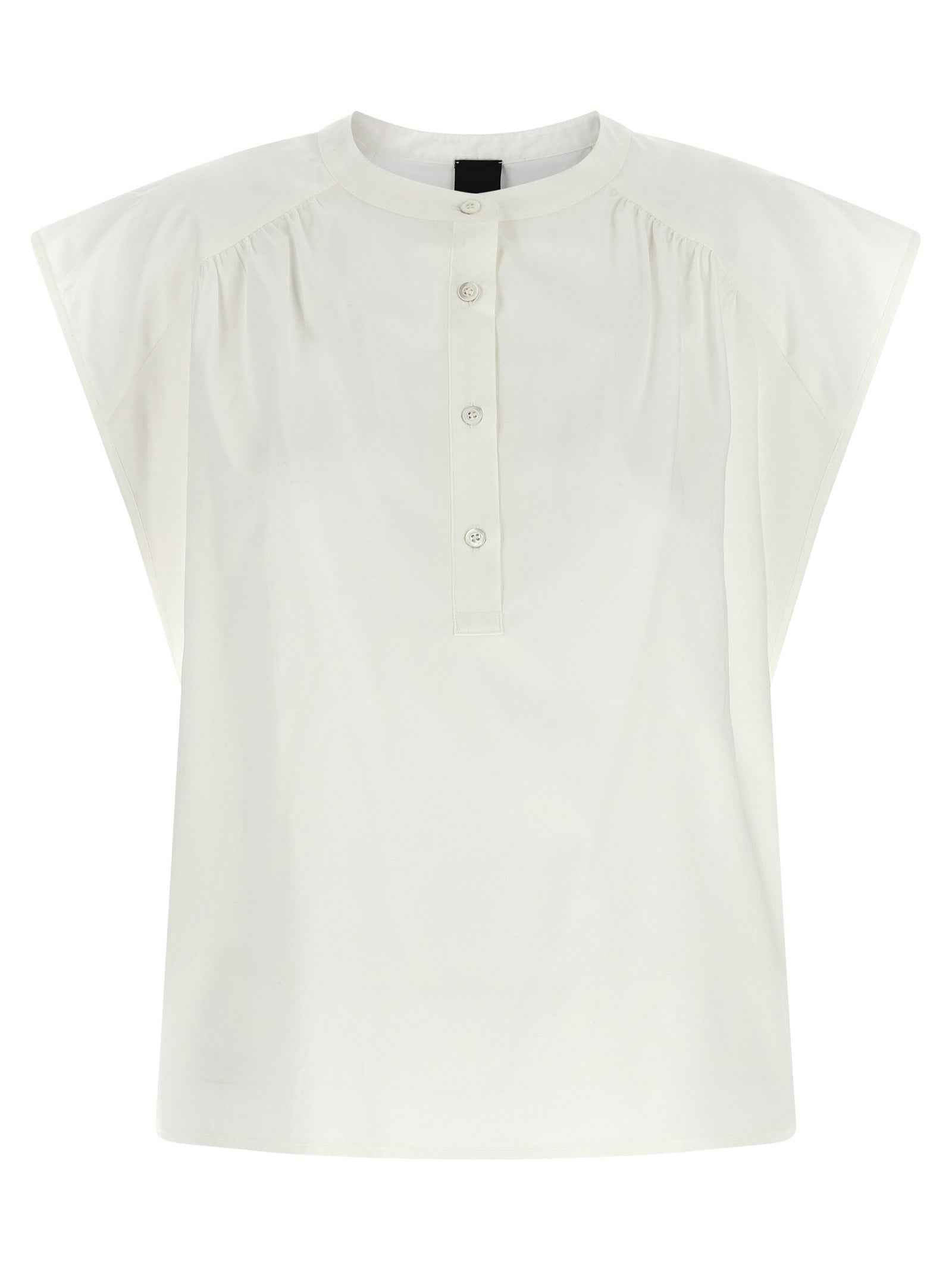 PINKO White Cotton Blouse