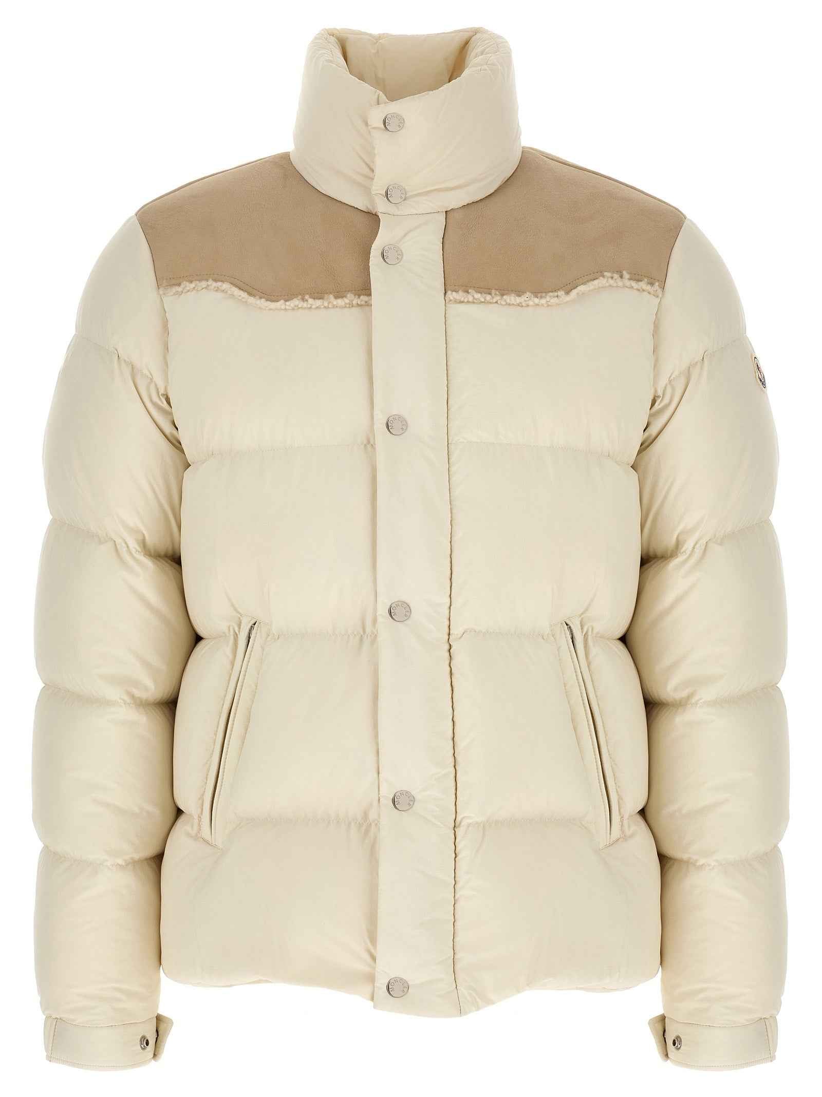 Moncler Beige Polyamide Full-Length Jacket