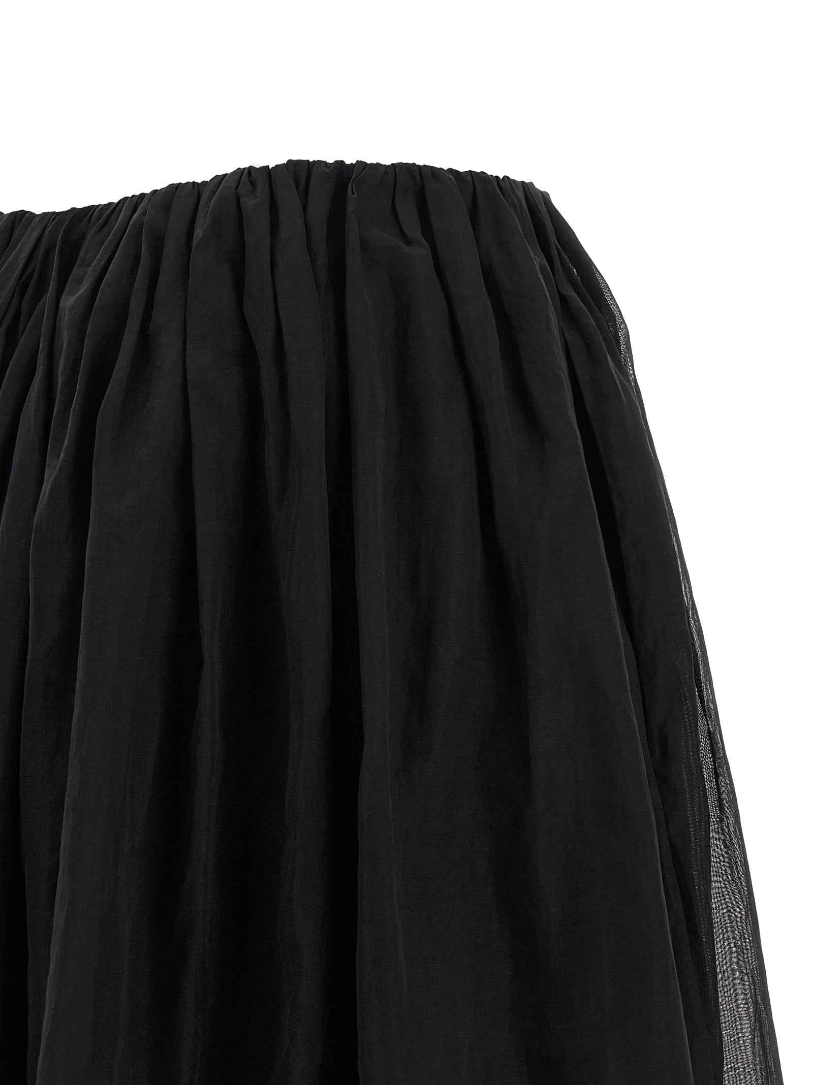 Brunello Cucinelli Black Cotton Mini Skirt