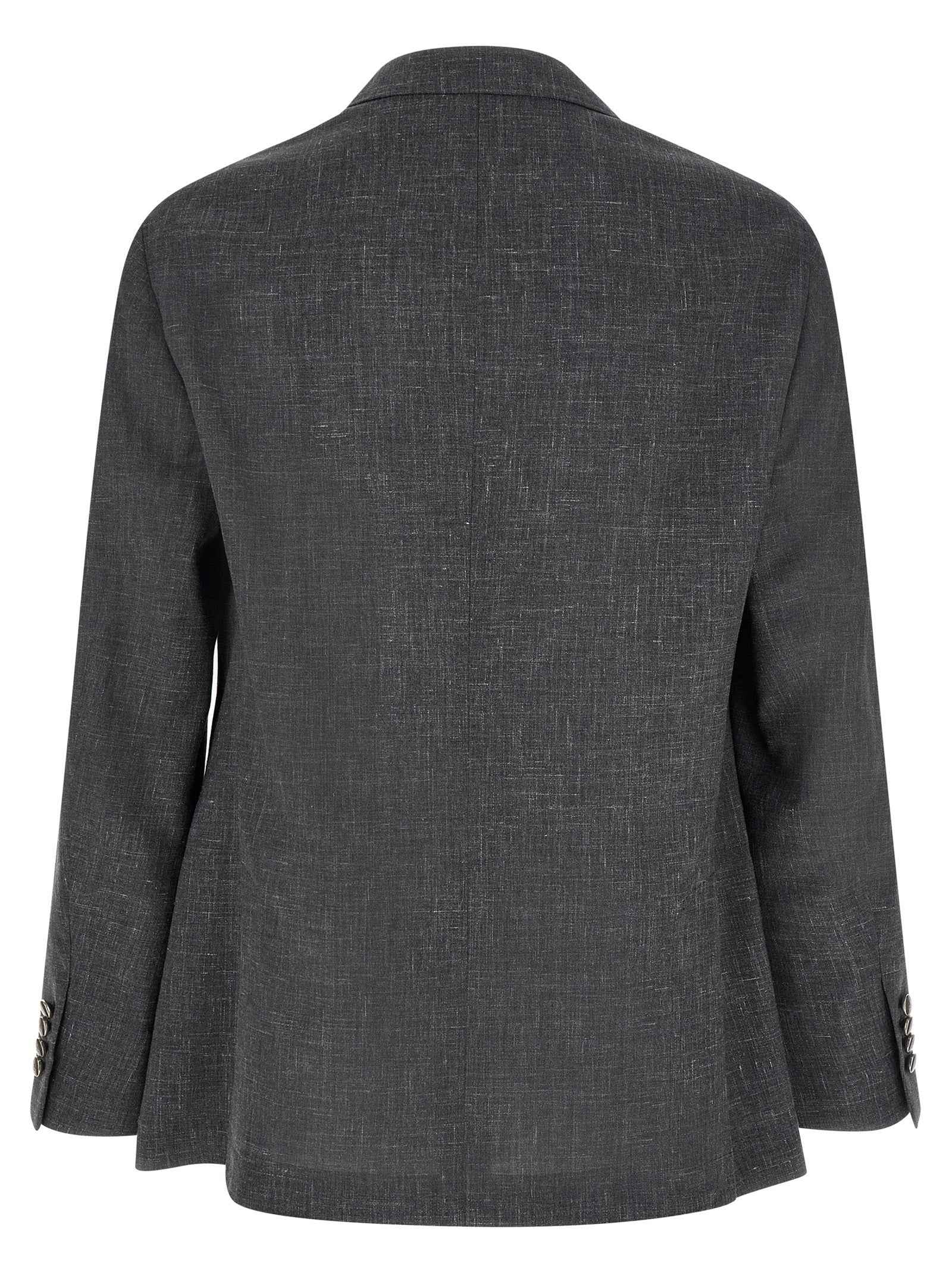 Brunello Cucinelli Gray Wool Blazer