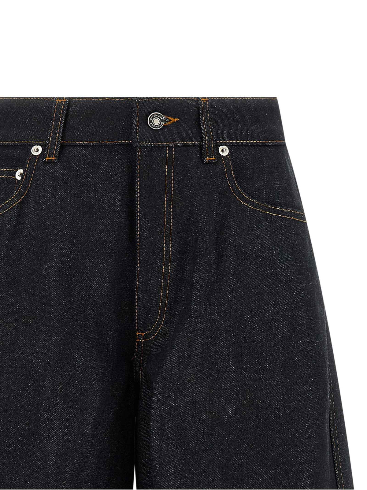 Givenchy Blue Cotton Flared Jeans
