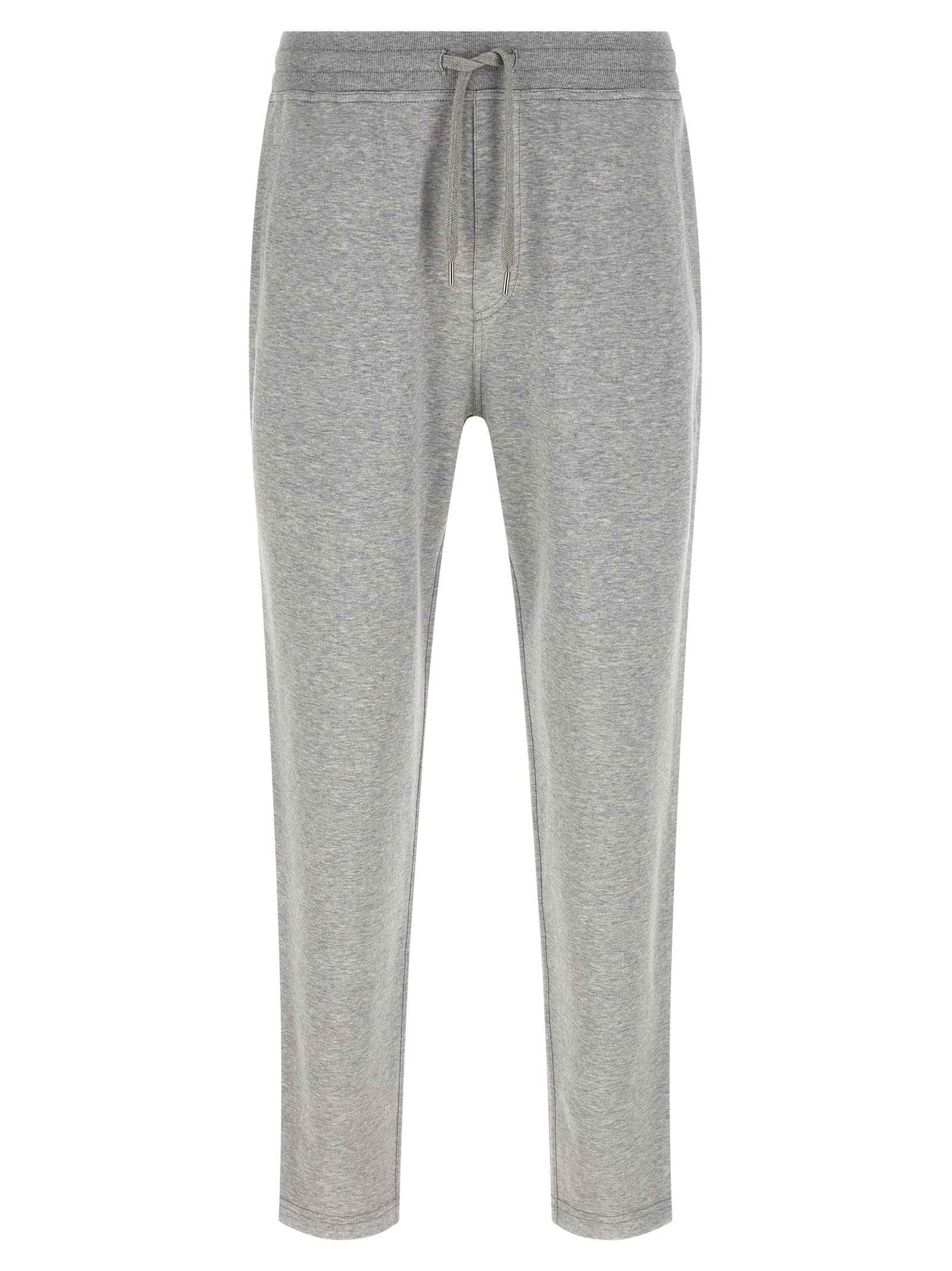 Brunello Cucinelli Gray Cotton Athletic Pants