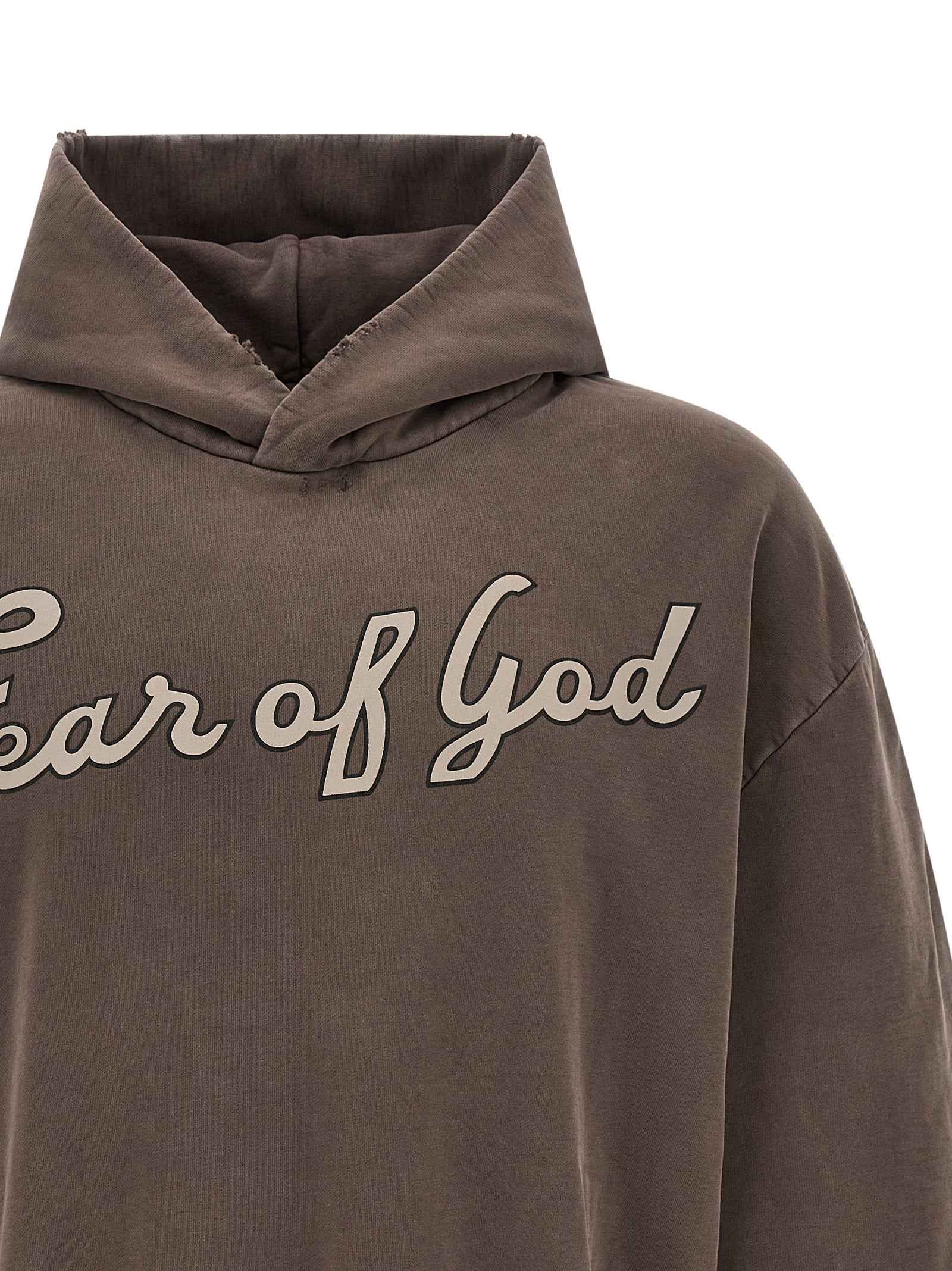 Fear Of God Brown Cotton Sweatshirt