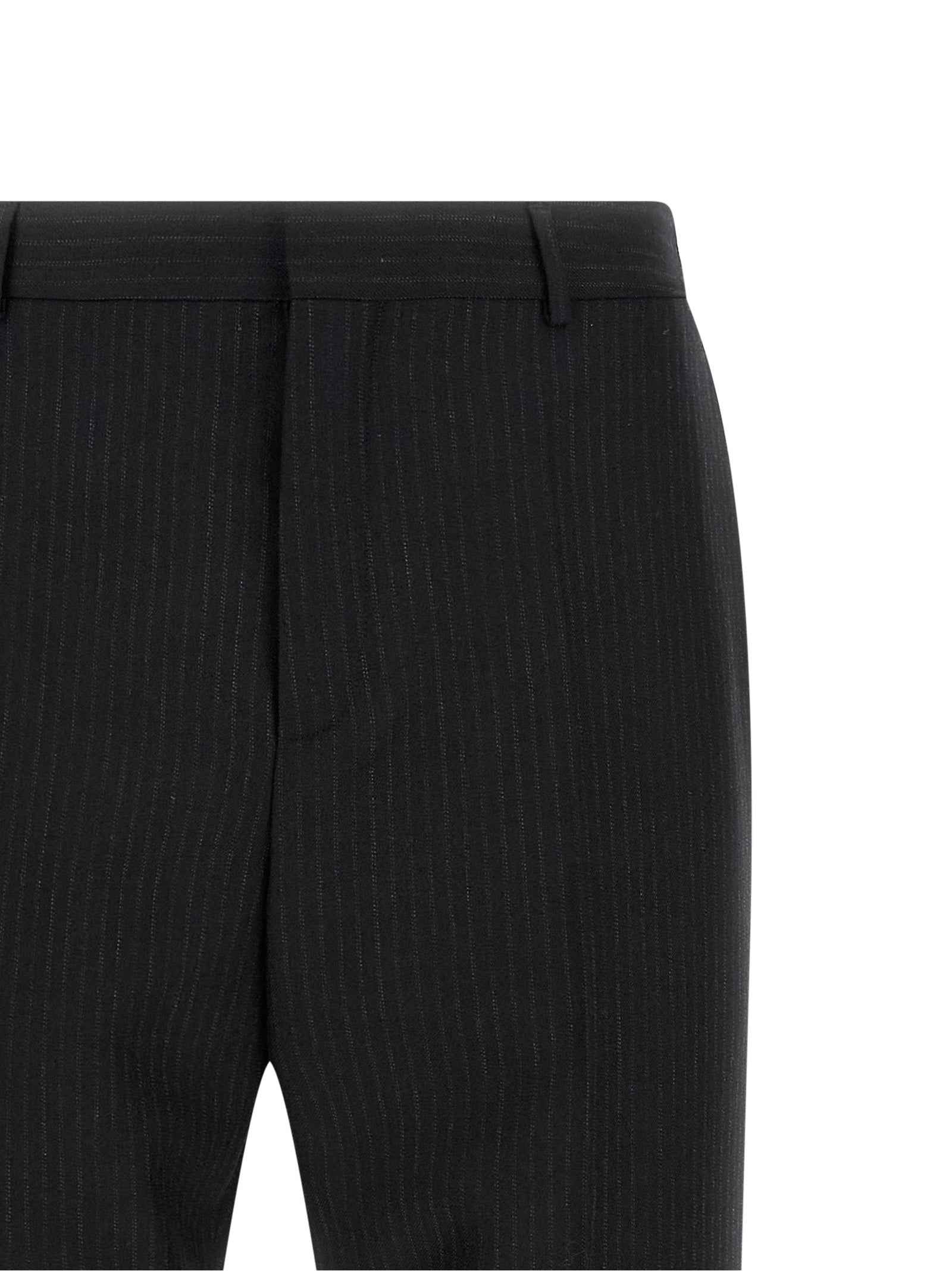 Saint Laurent Black Wool Dress Pants