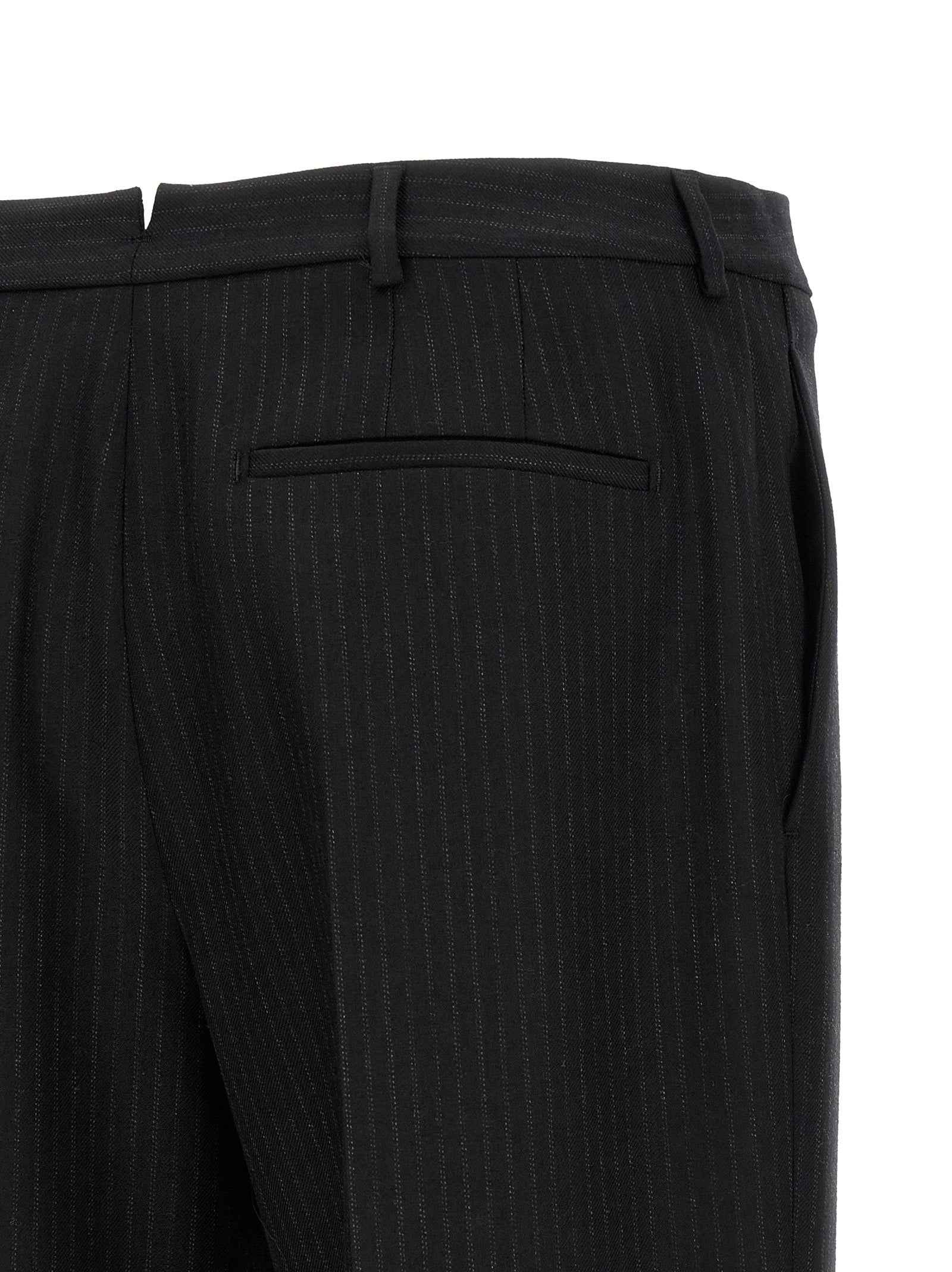 Saint Laurent Black Wool Dress Pants