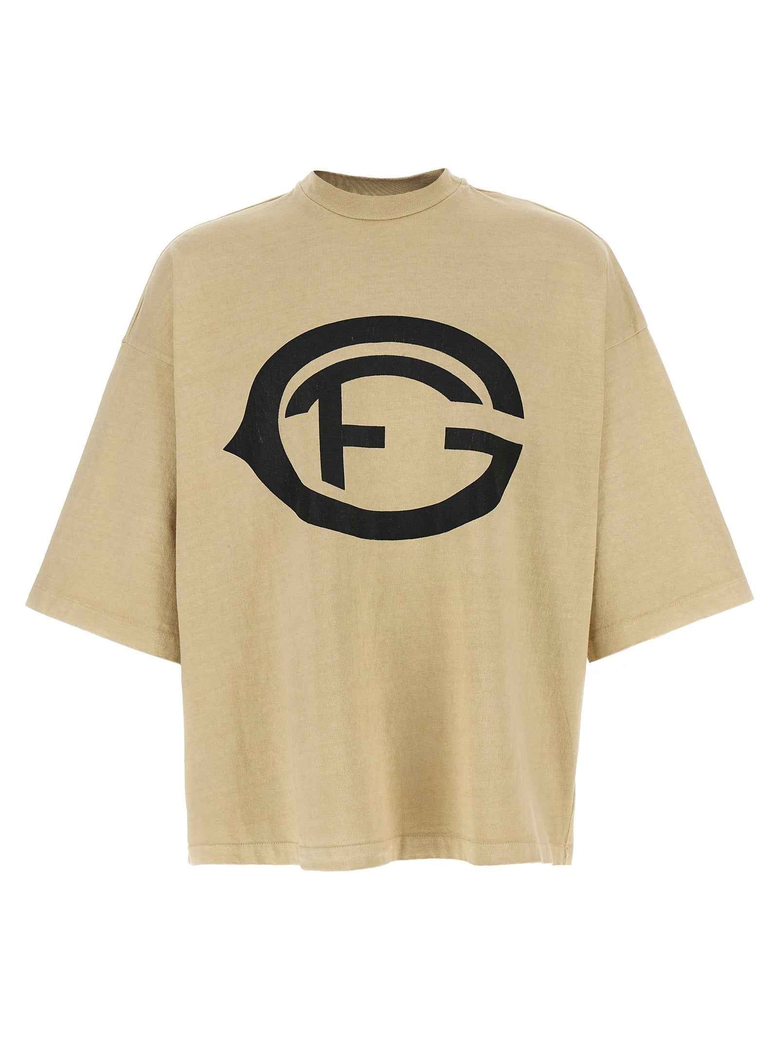 Fear Of God Beige Cotton T-Shirt