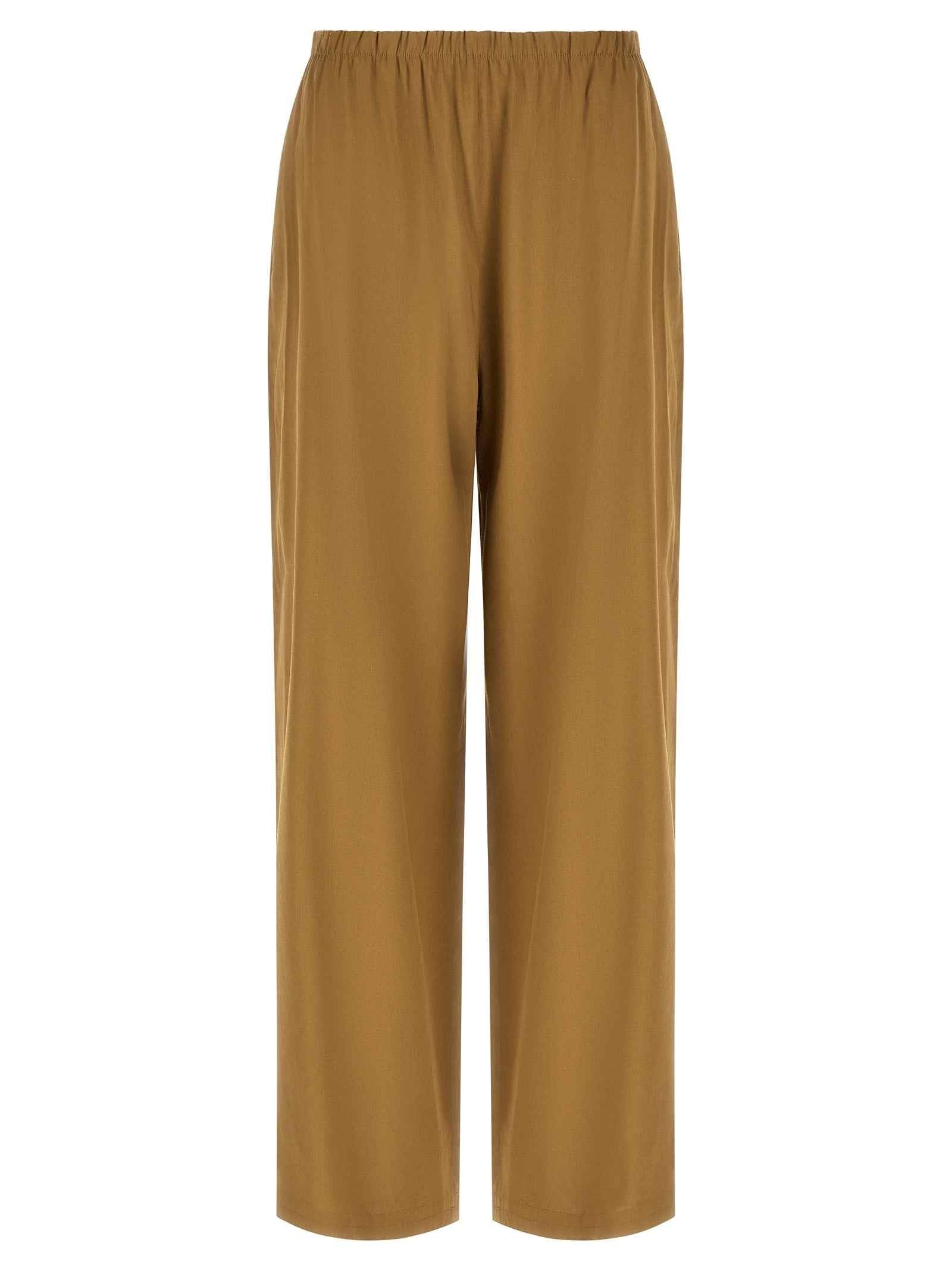 Max Mara Beige Linen Casual Pants