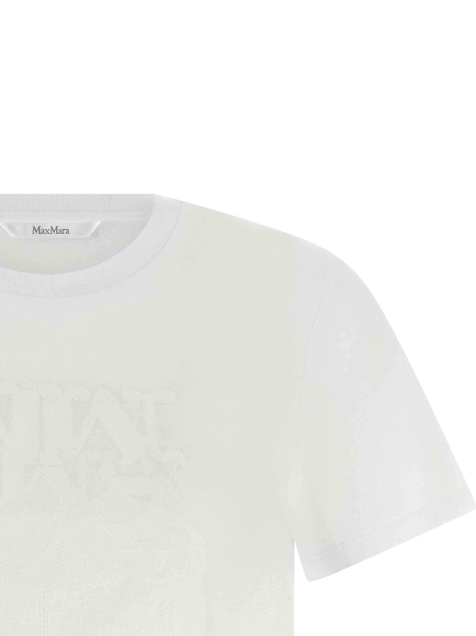 Max Mara White Cotton T-Shirt