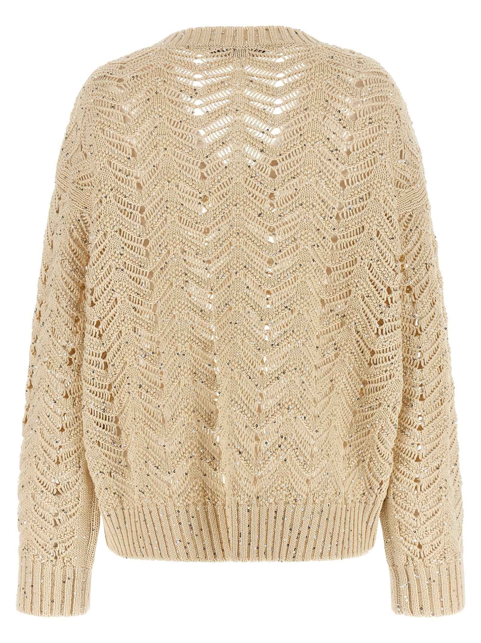 Max Mara Beige Cotton Cardigan
