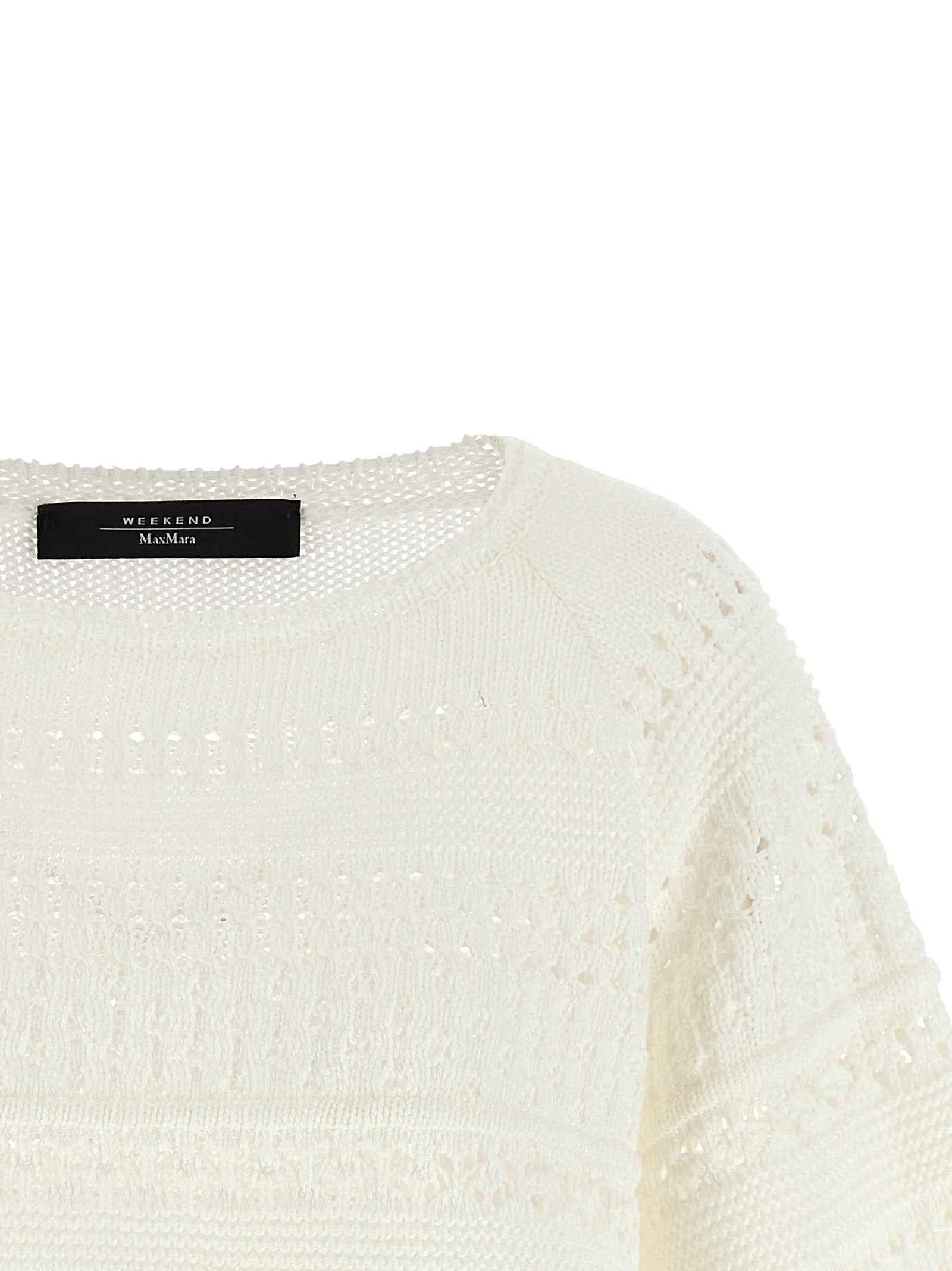 Max Mara White Cotton Cardigan