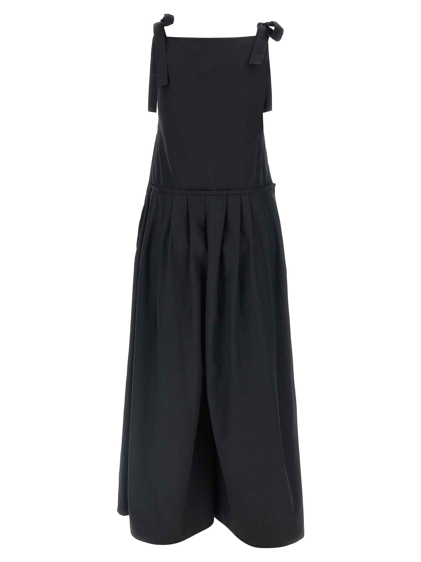Max Mara Black Cotton Jumpsuit