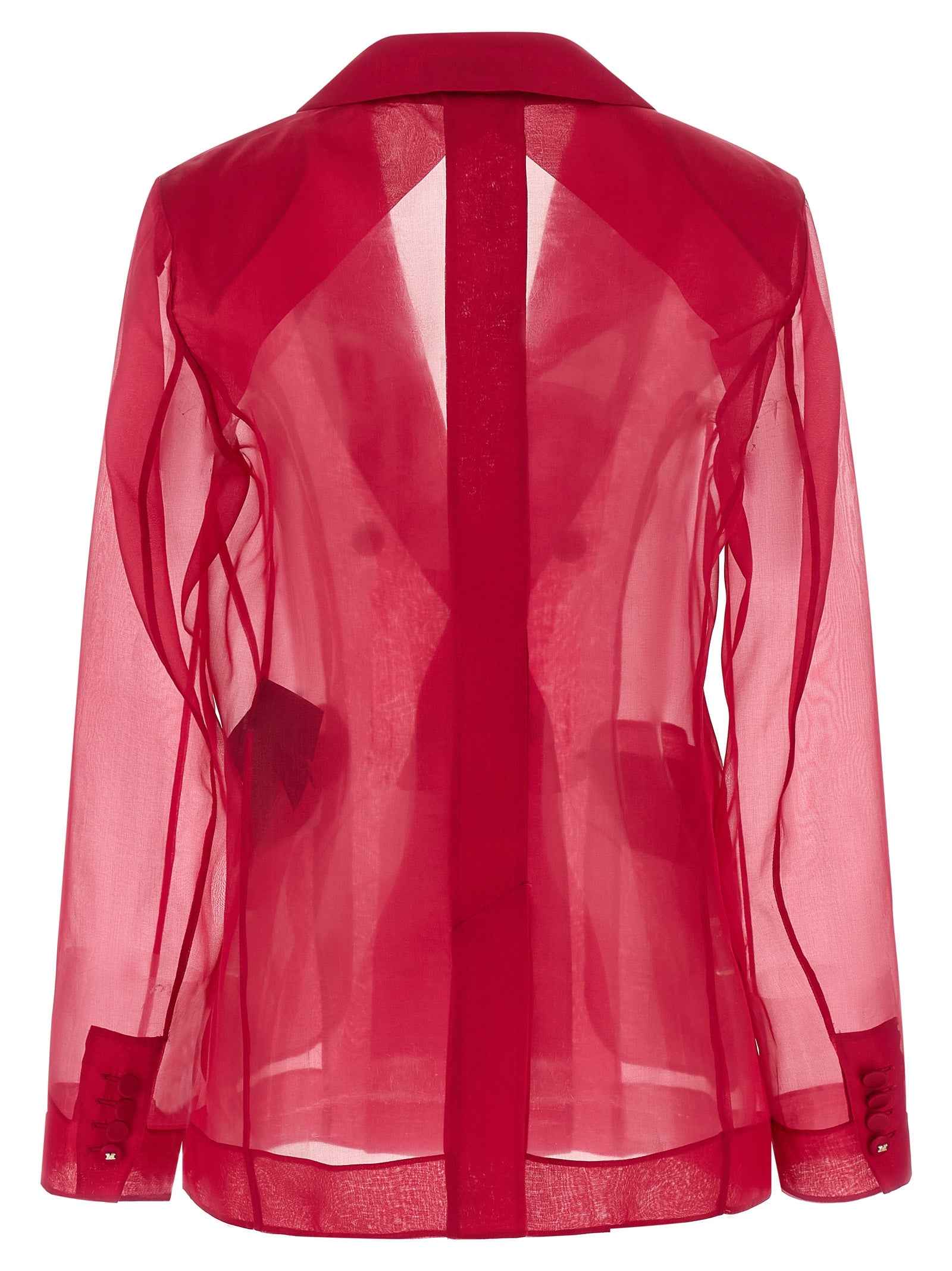 Max Mara Fuchsia Silk Blazer