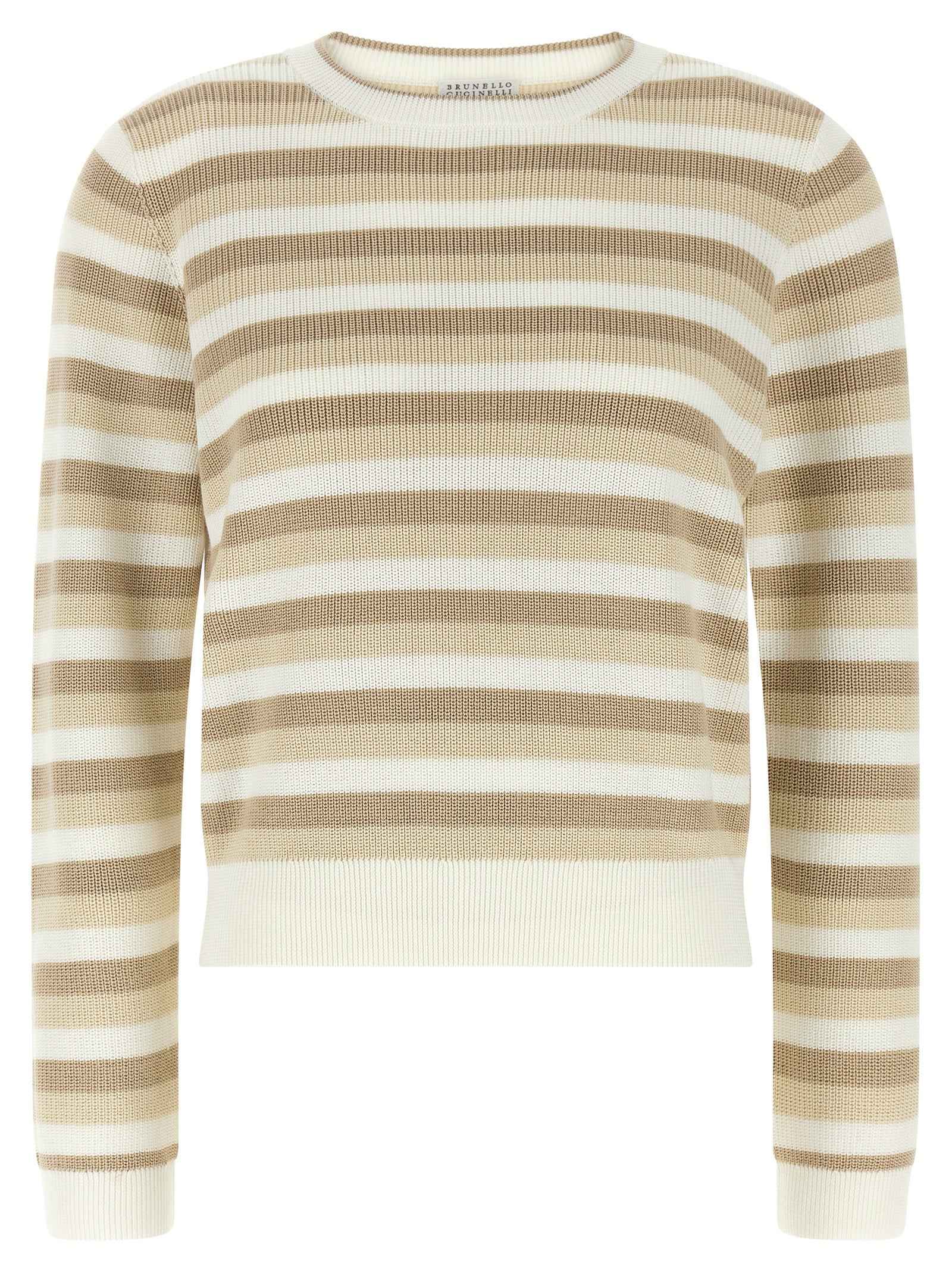 Brunello Cucinelli Beige Cotton Cardigan