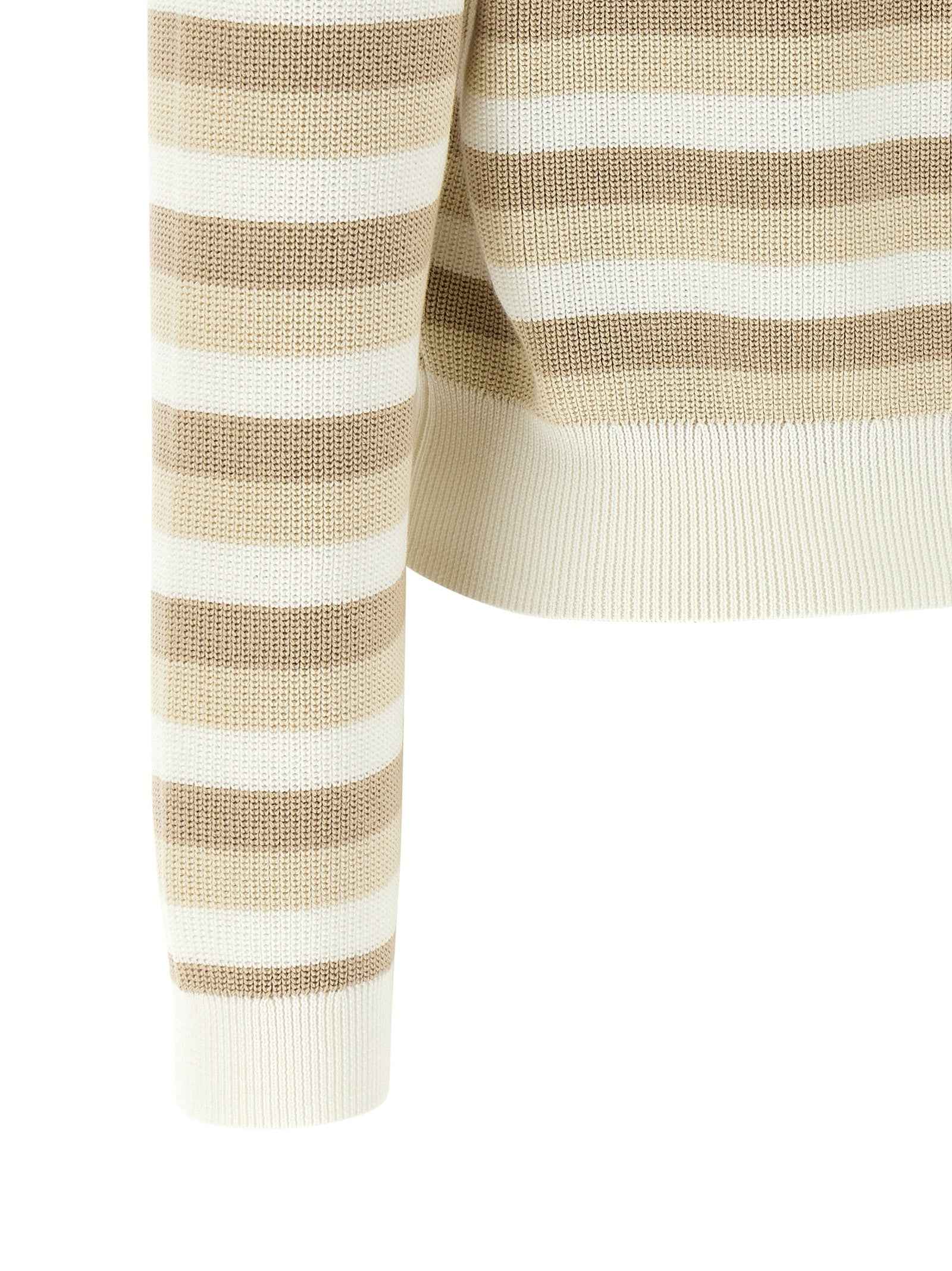 Brunello Cucinelli Beige Cotton Cardigan