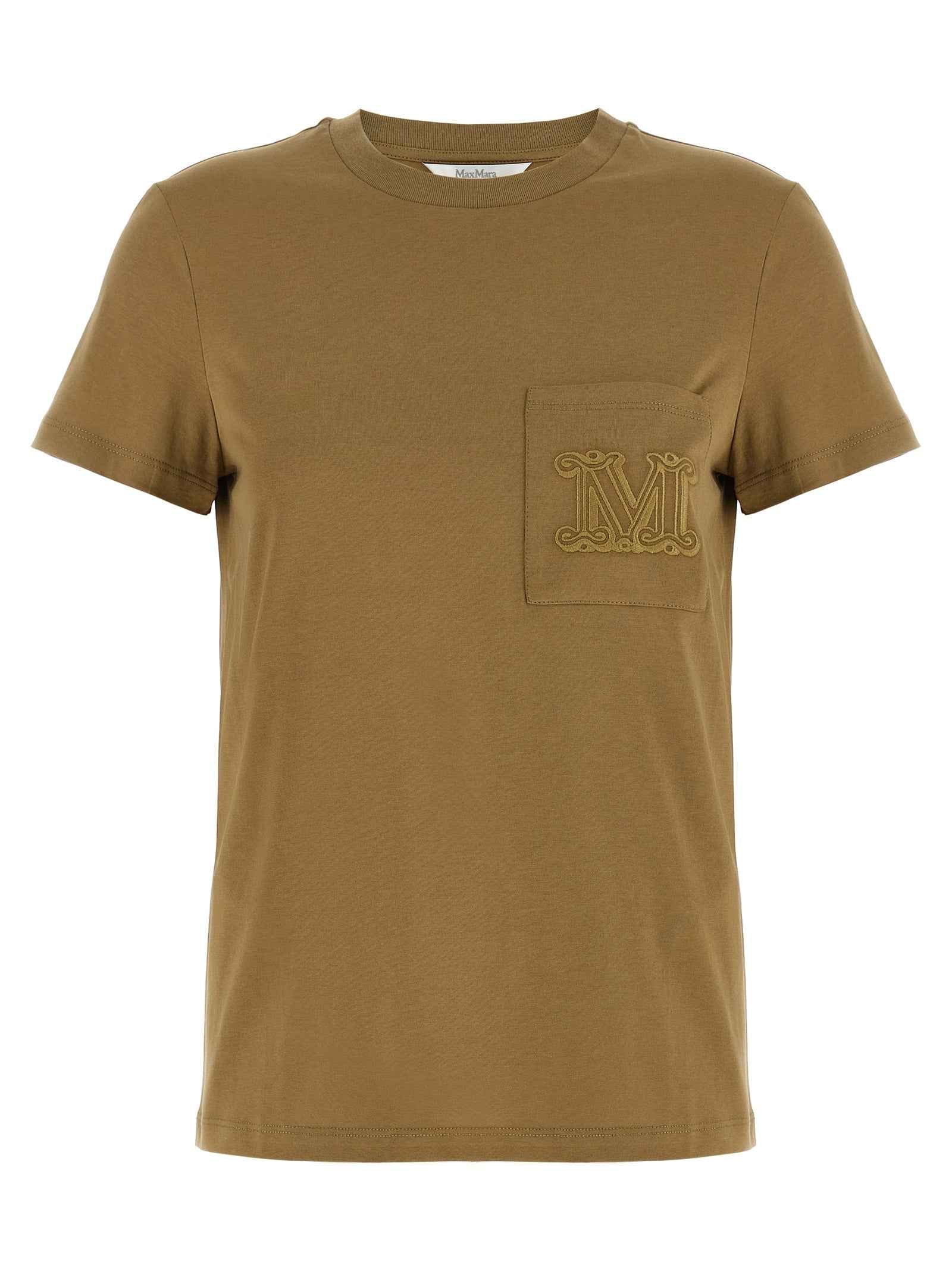 Max Mara Brown Cotton T-Shirt