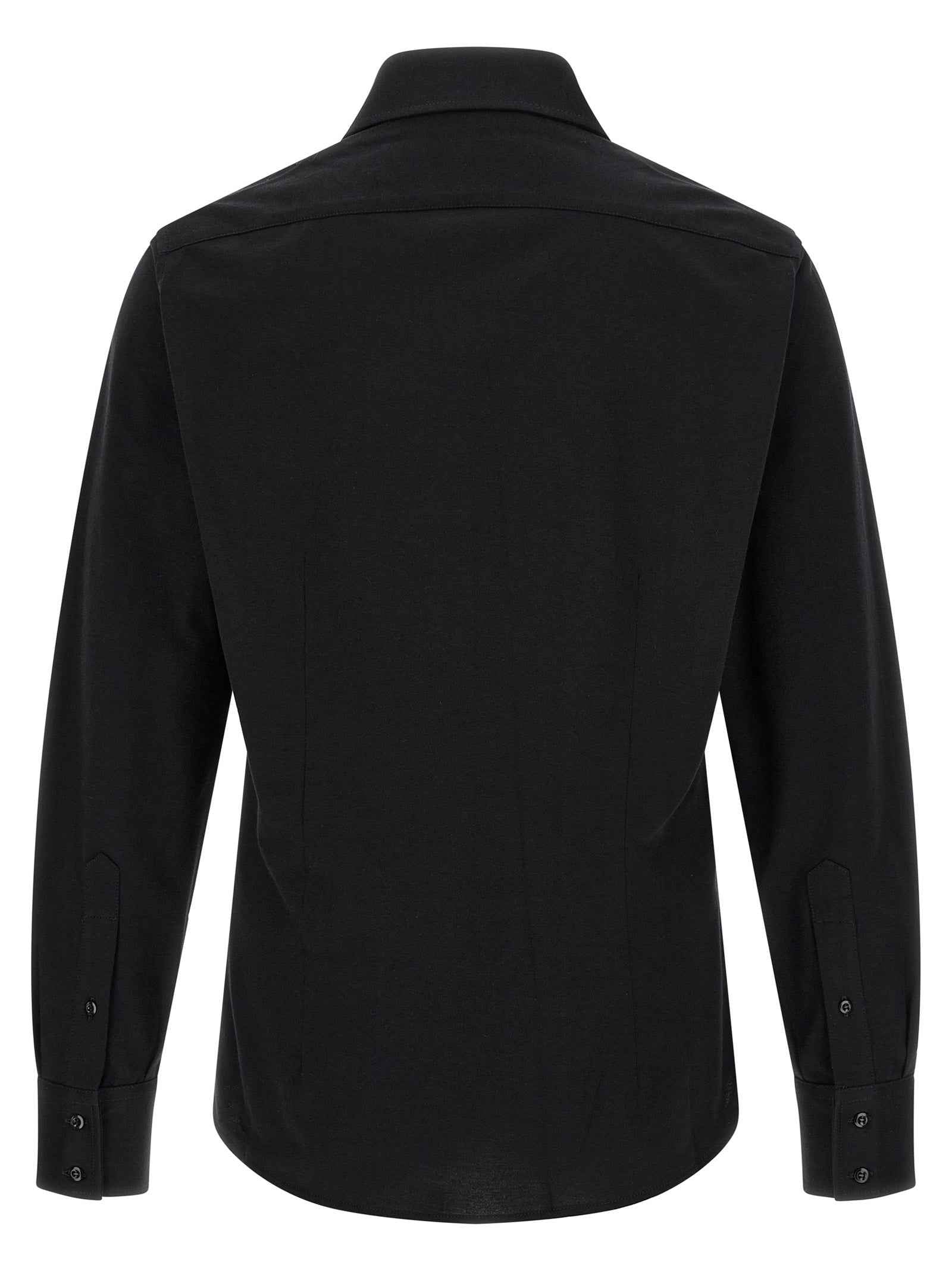 Brunello Cucinelli Black Cotton Blouse