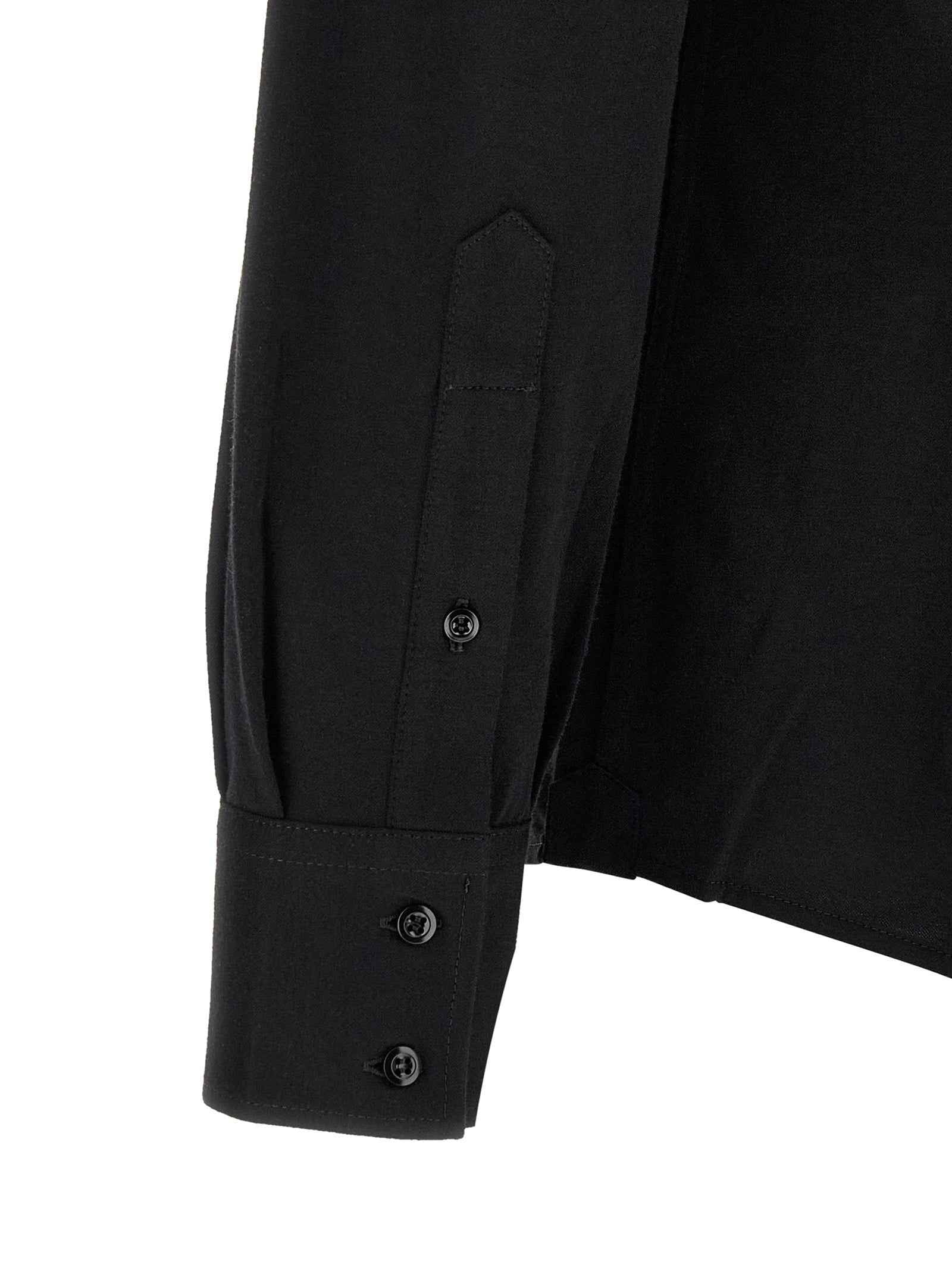 Brunello Cucinelli Black Cotton Blouse