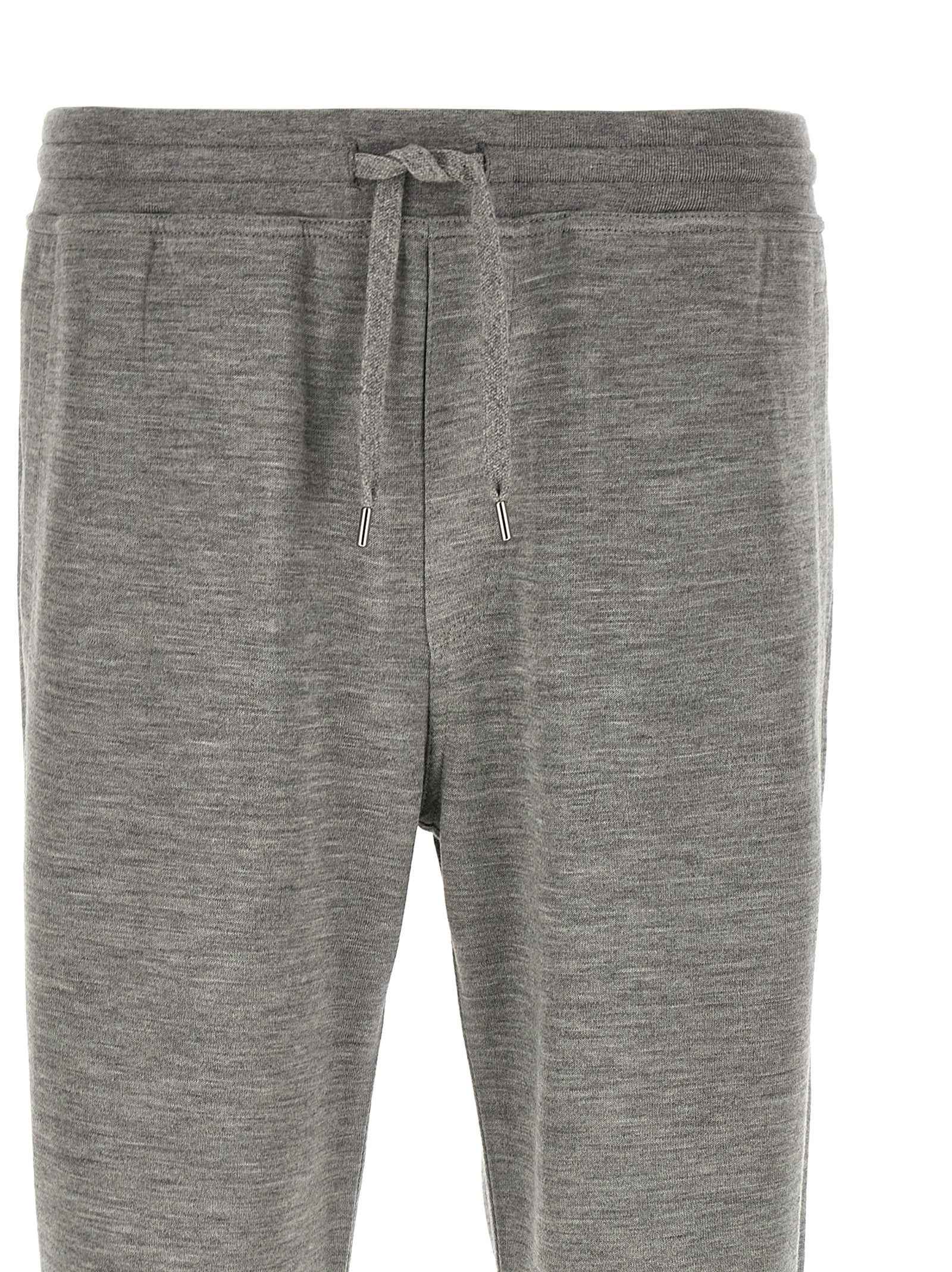 Brunello Cucinelli Gray Cashmere Joggers (Workout Pants)