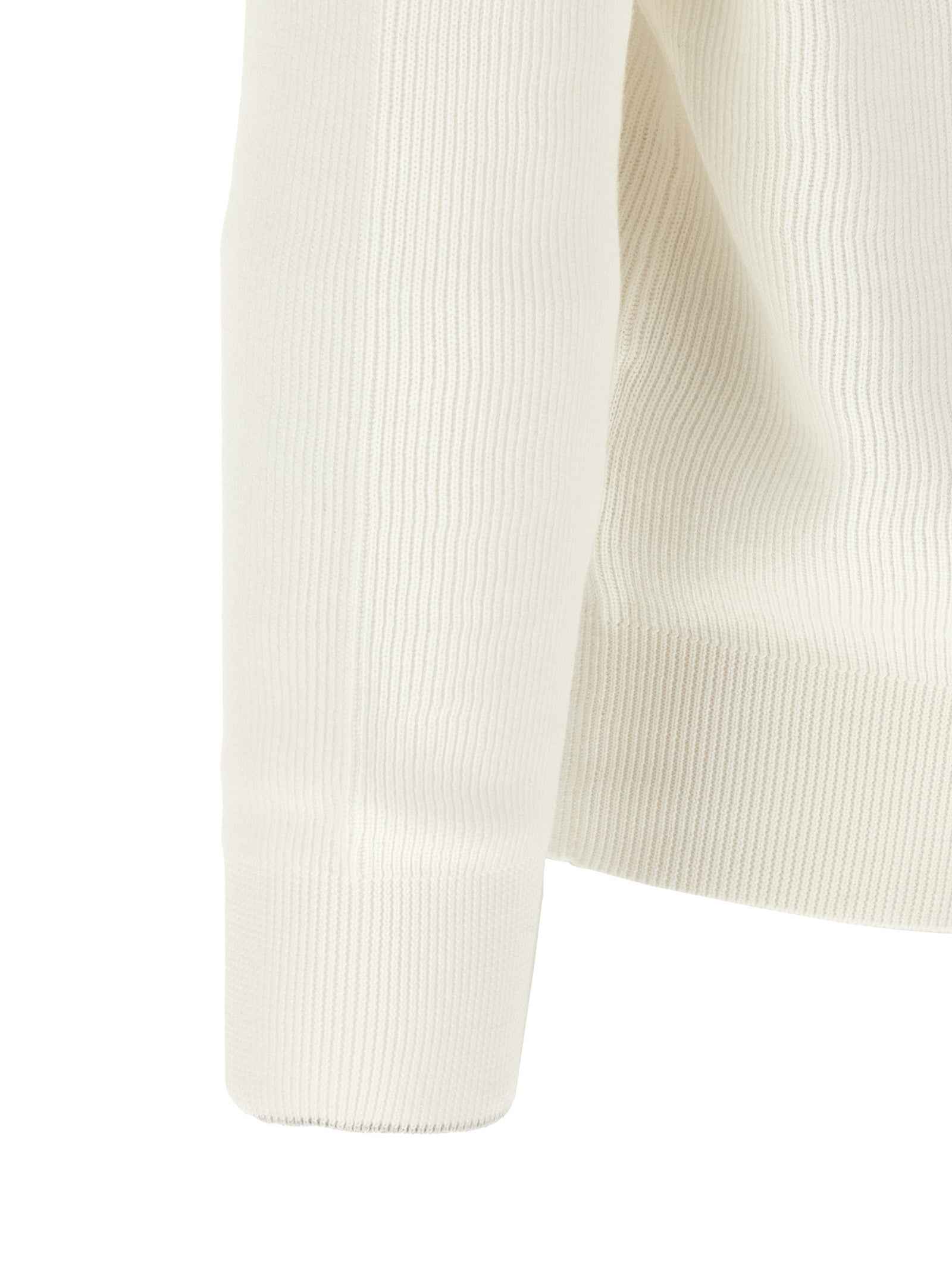 Brunello Cucinelli White Cotton Cardigan