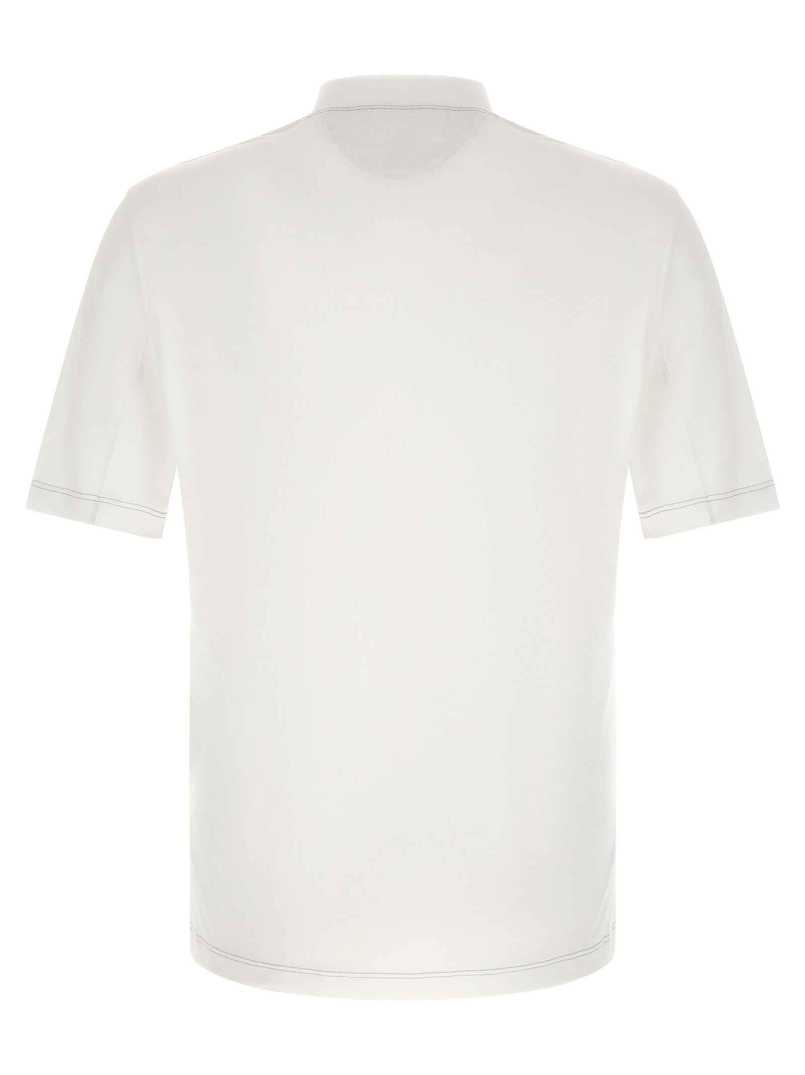 Brunello Cucinelli White Polyamide T-Shirt