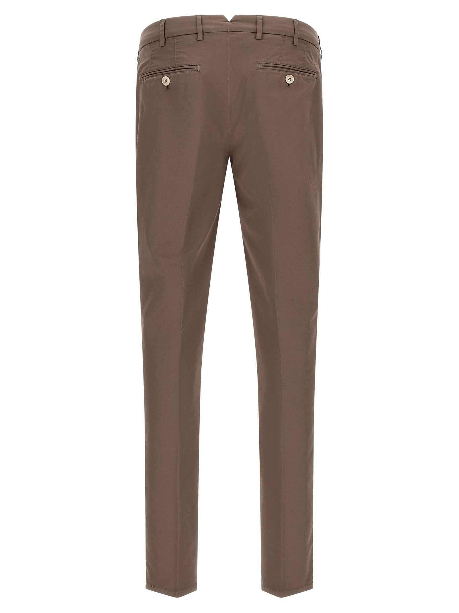 Brunello Cucinelli Beige Cotton Casual Pants