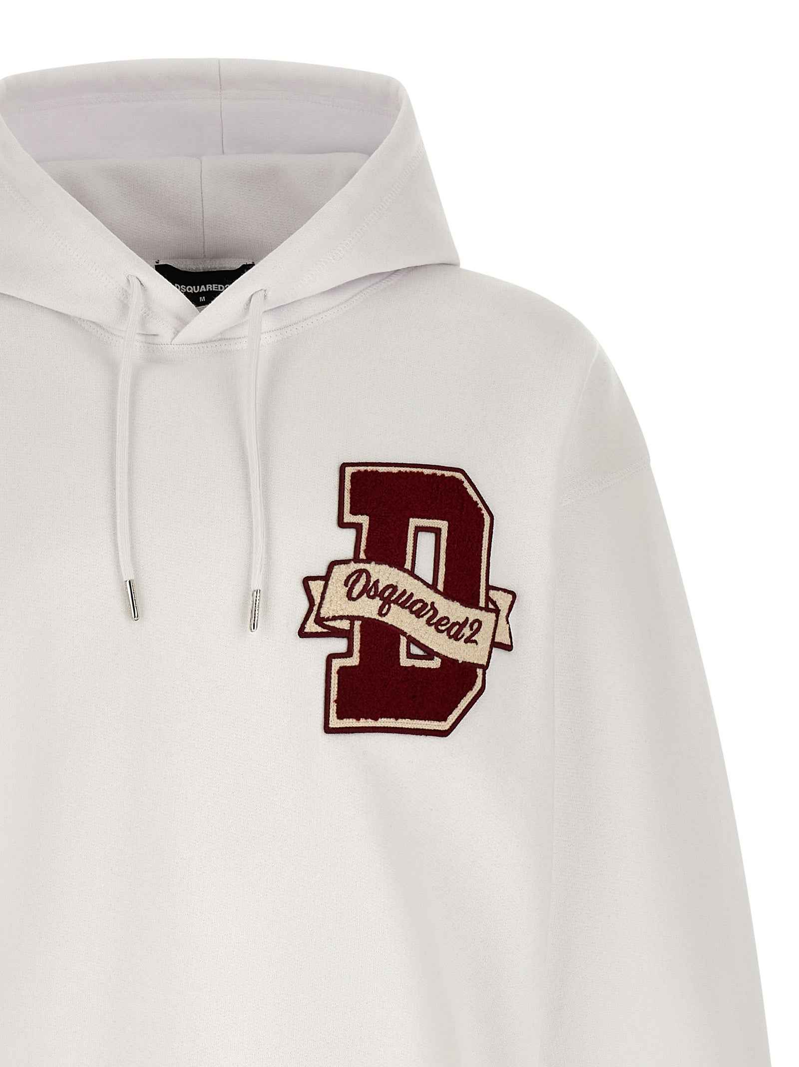 Dsquared² White Cotton Sweatshirt