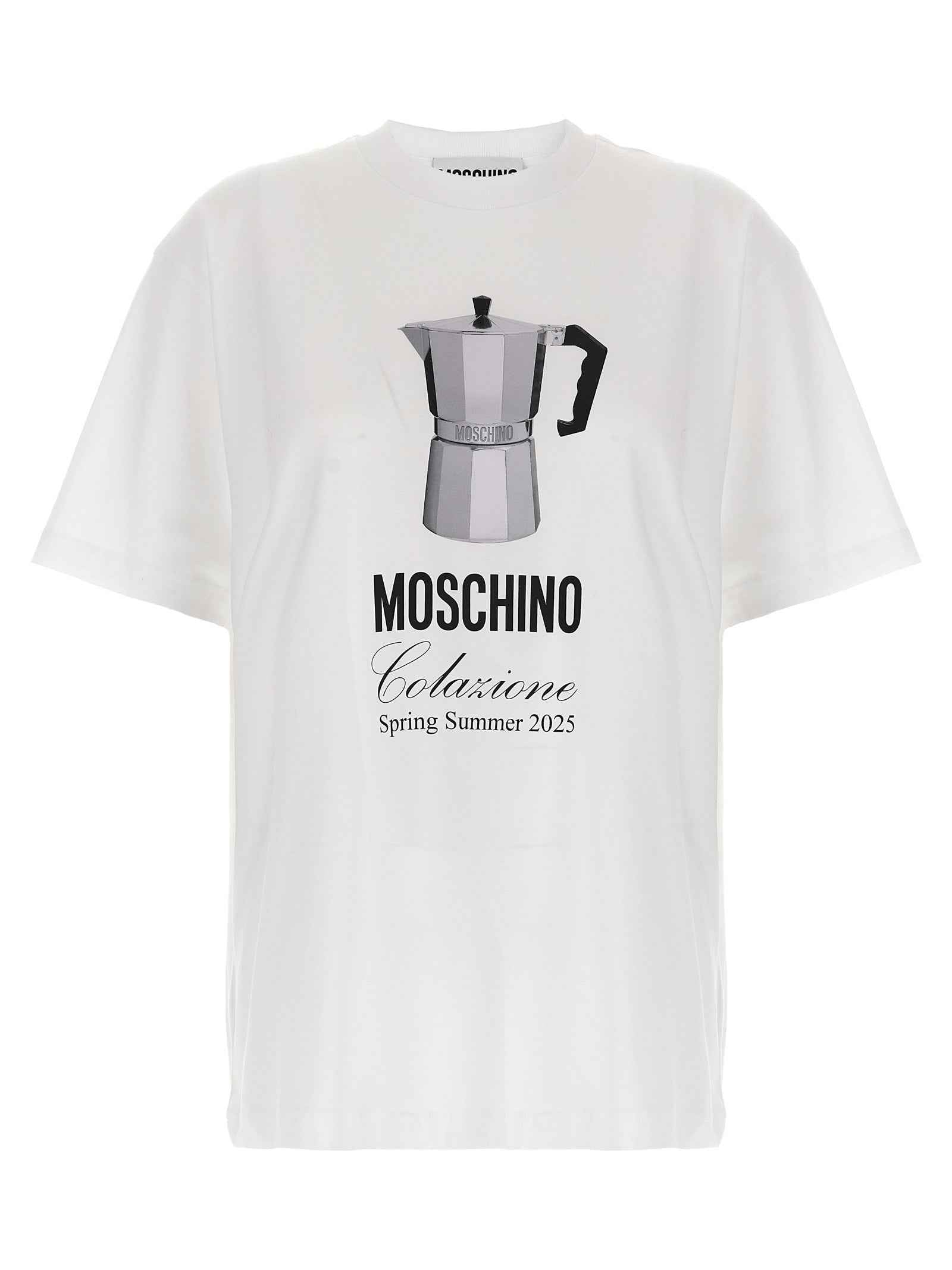 Moschino White Cotton T-Shirt