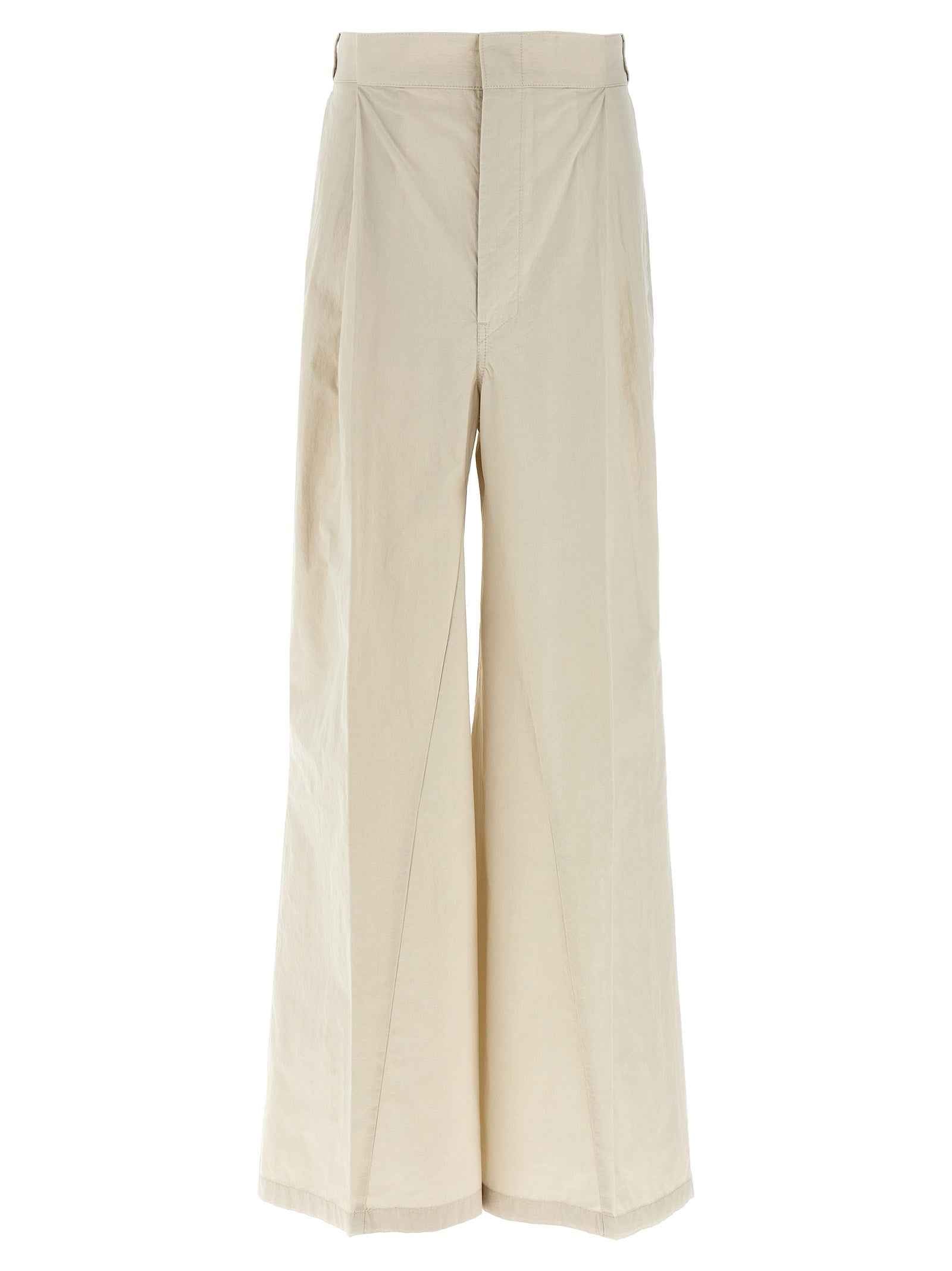 Maison Margiela Beige Cotton Casual Pants